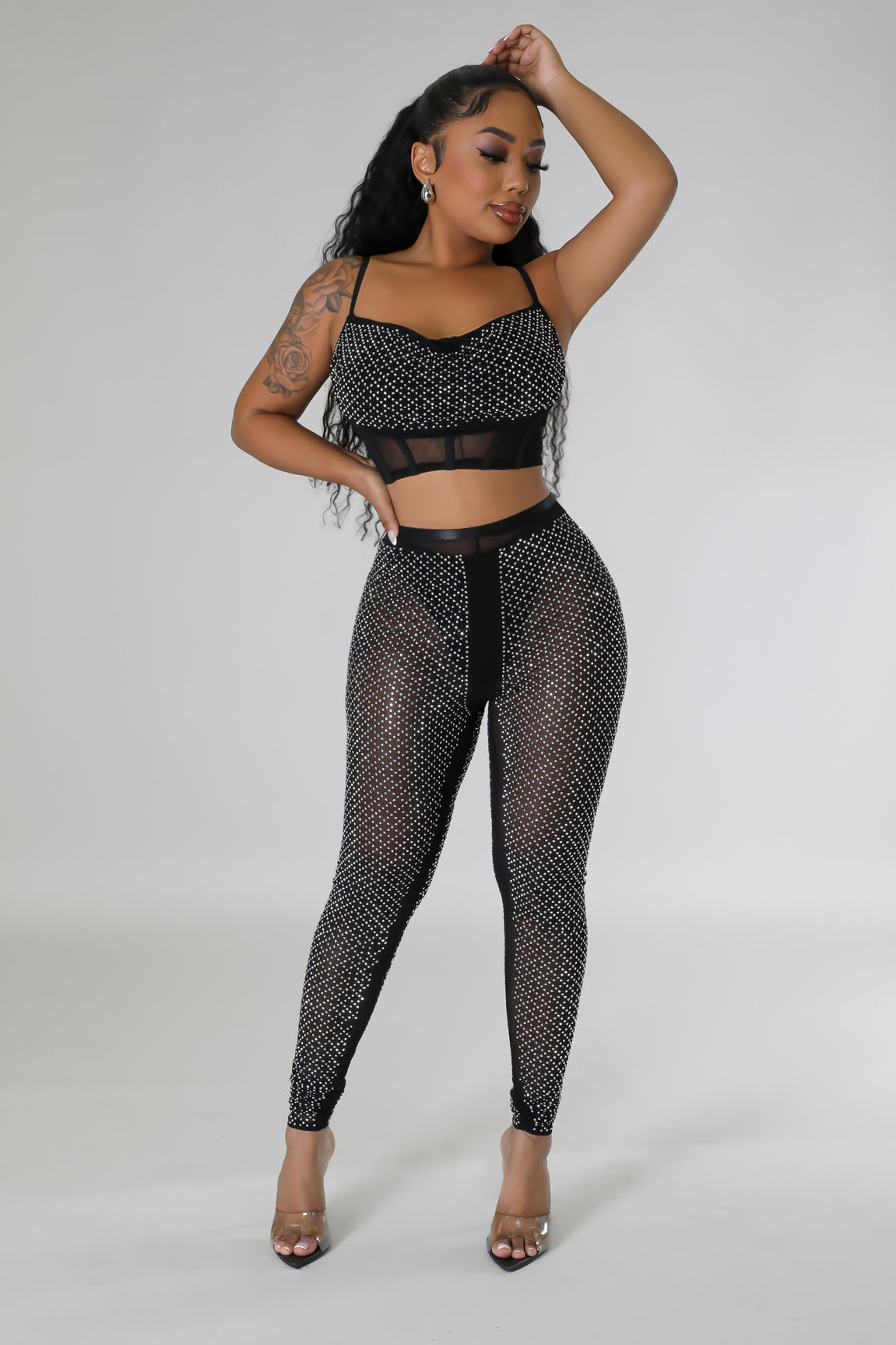 3pc Envy Mesh Legging Set