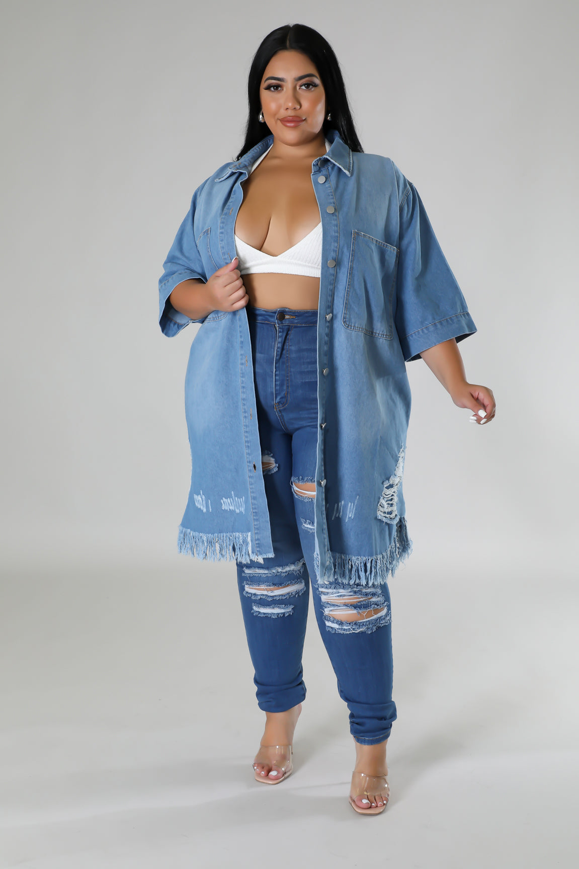 Baddie Drip Denim Dress