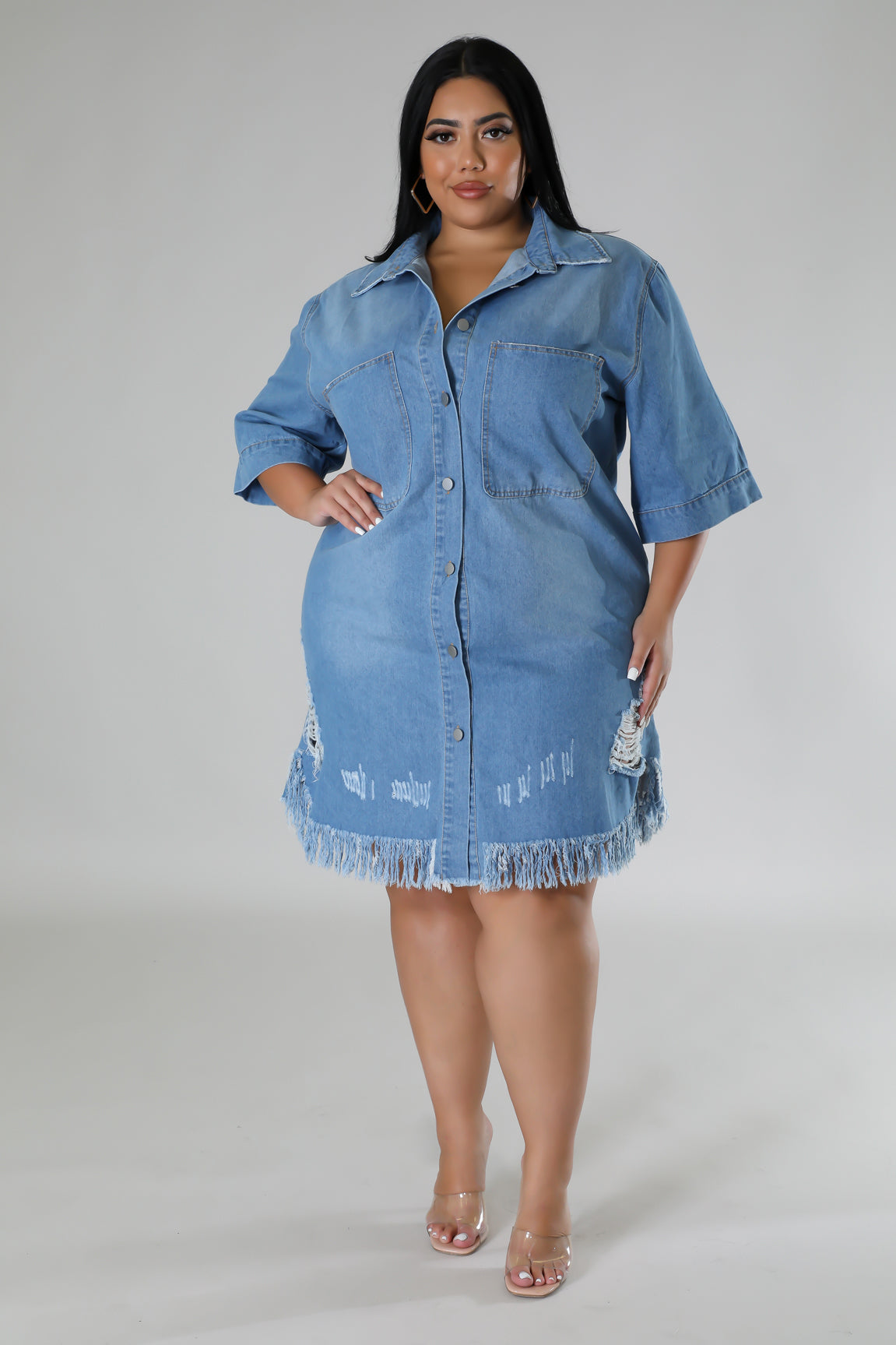 Baddie Drip Denim Dress