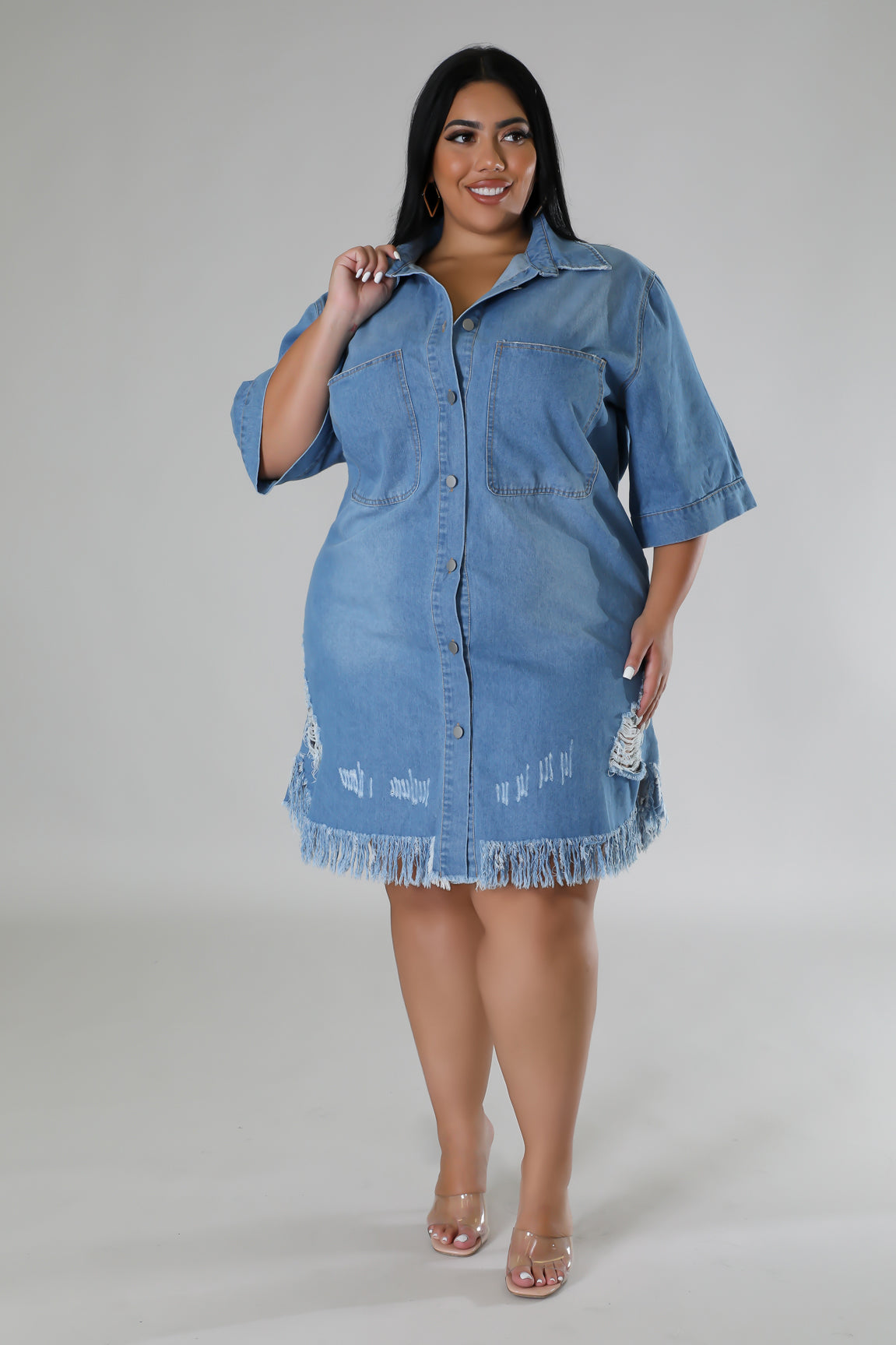 Baddie Drip Denim Dress