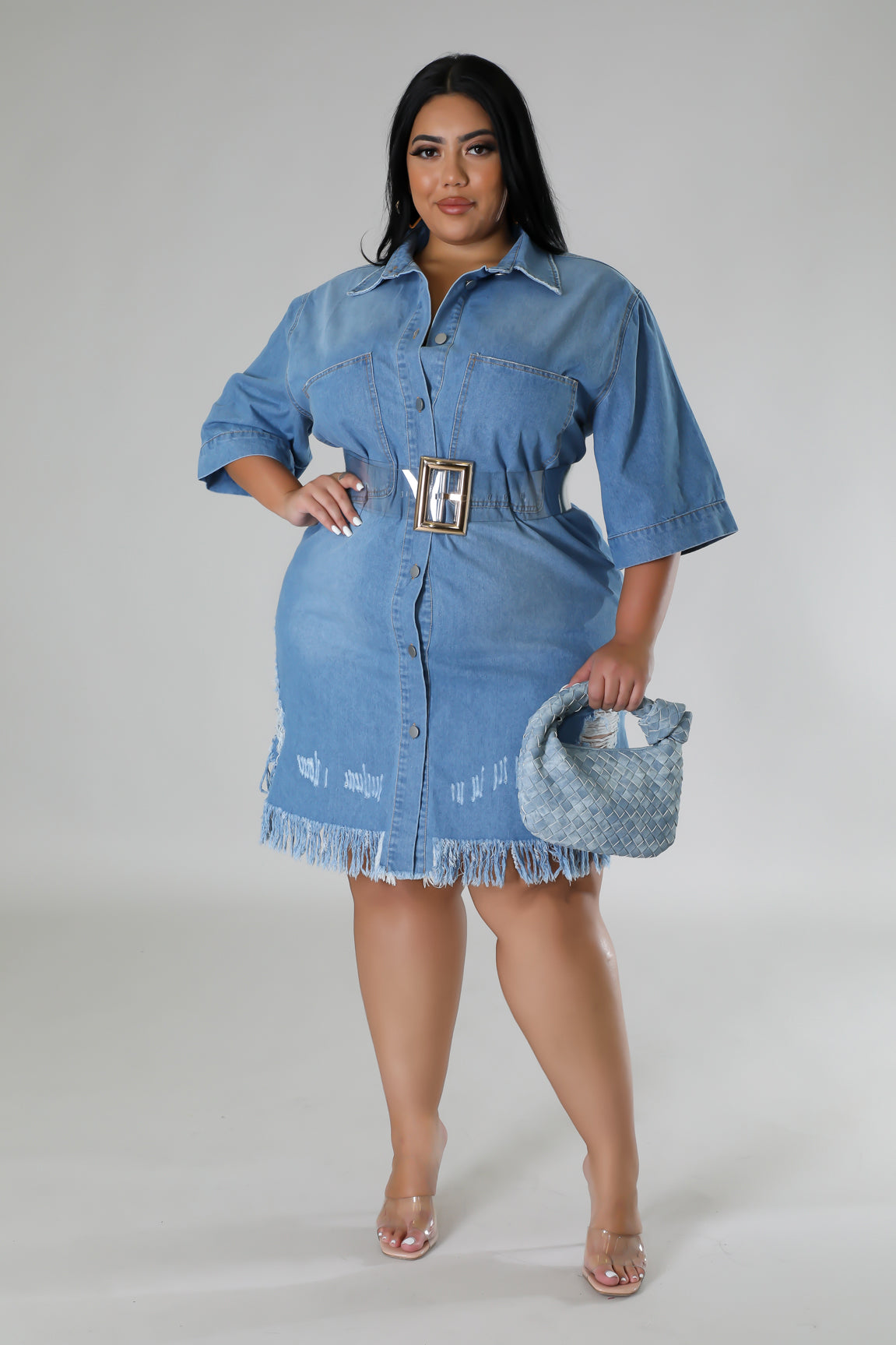 Baddie Drip Denim Dress