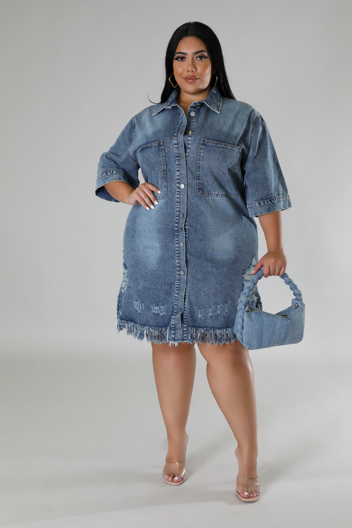 Baddie Drip Denim Dress