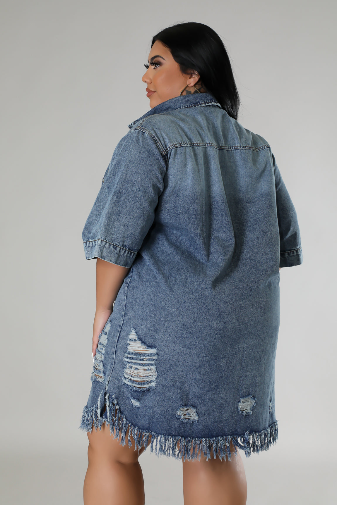 Baddie Drip Denim Dress