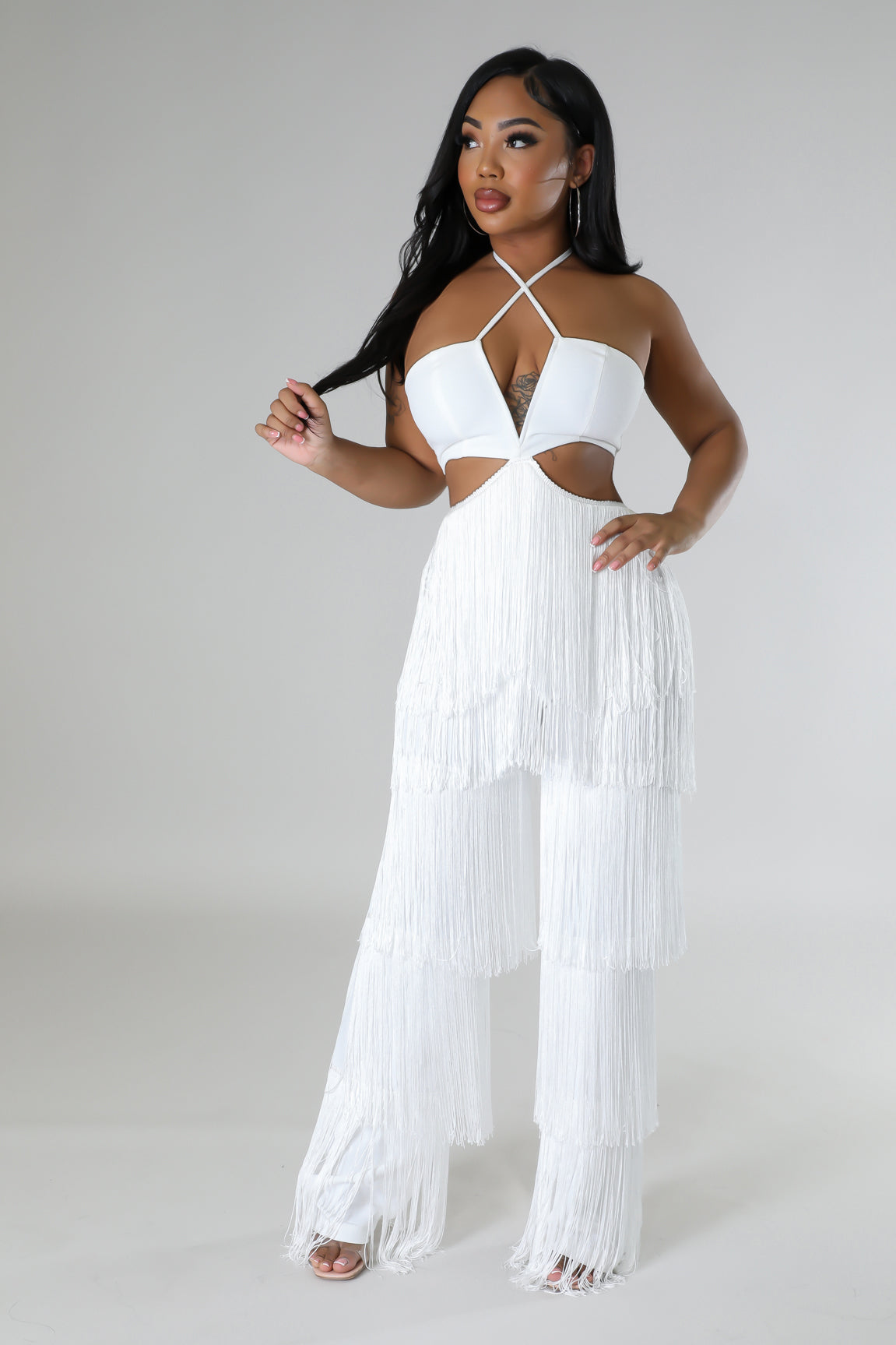 Burlesque Fringe Jumpsuit