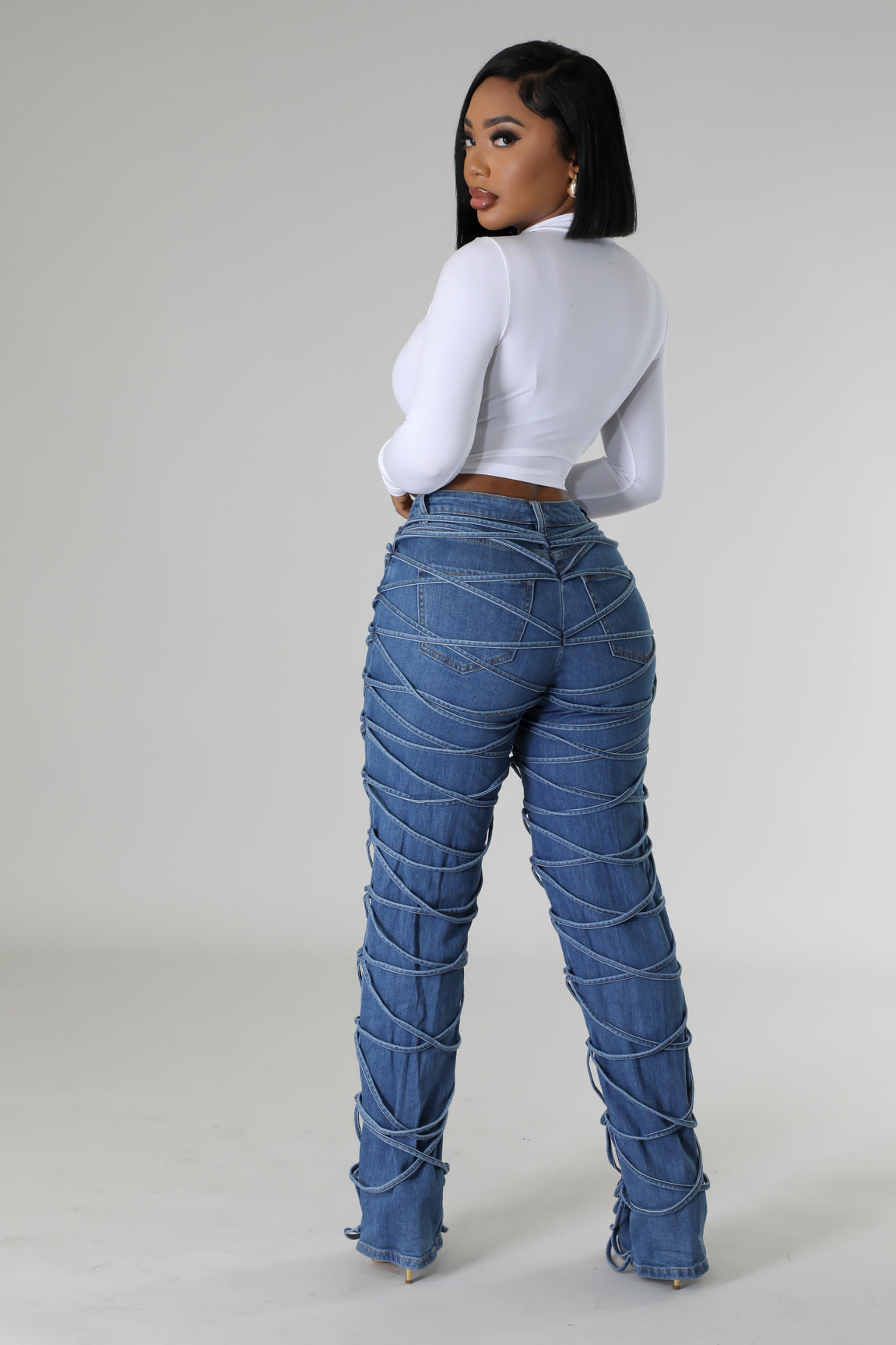 Tied Up Jeans
