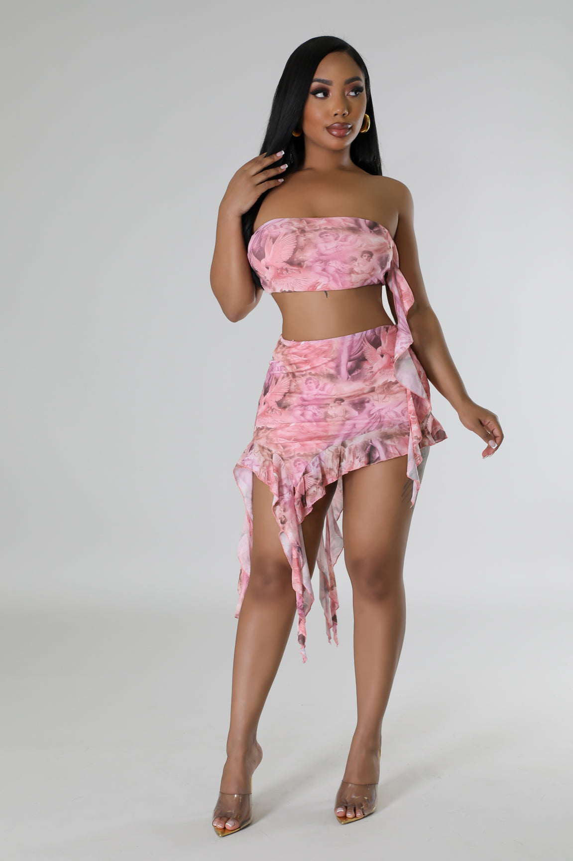 Blossomed Soul Skirt Set