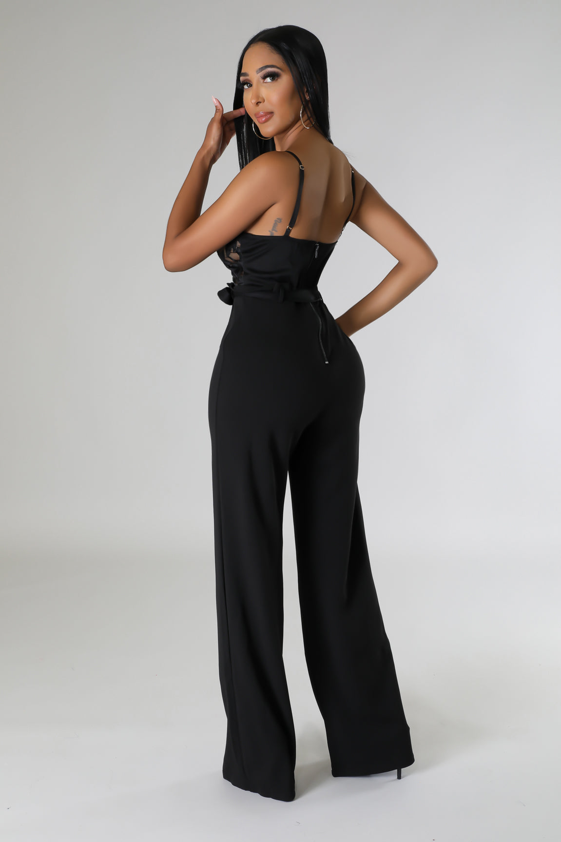 Lace Boxy Jumpsuit