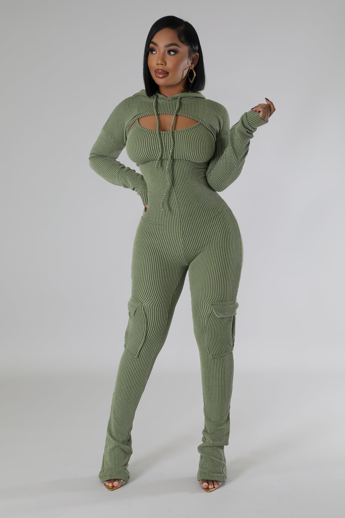 Make Me Hotter Jumpsuit Set