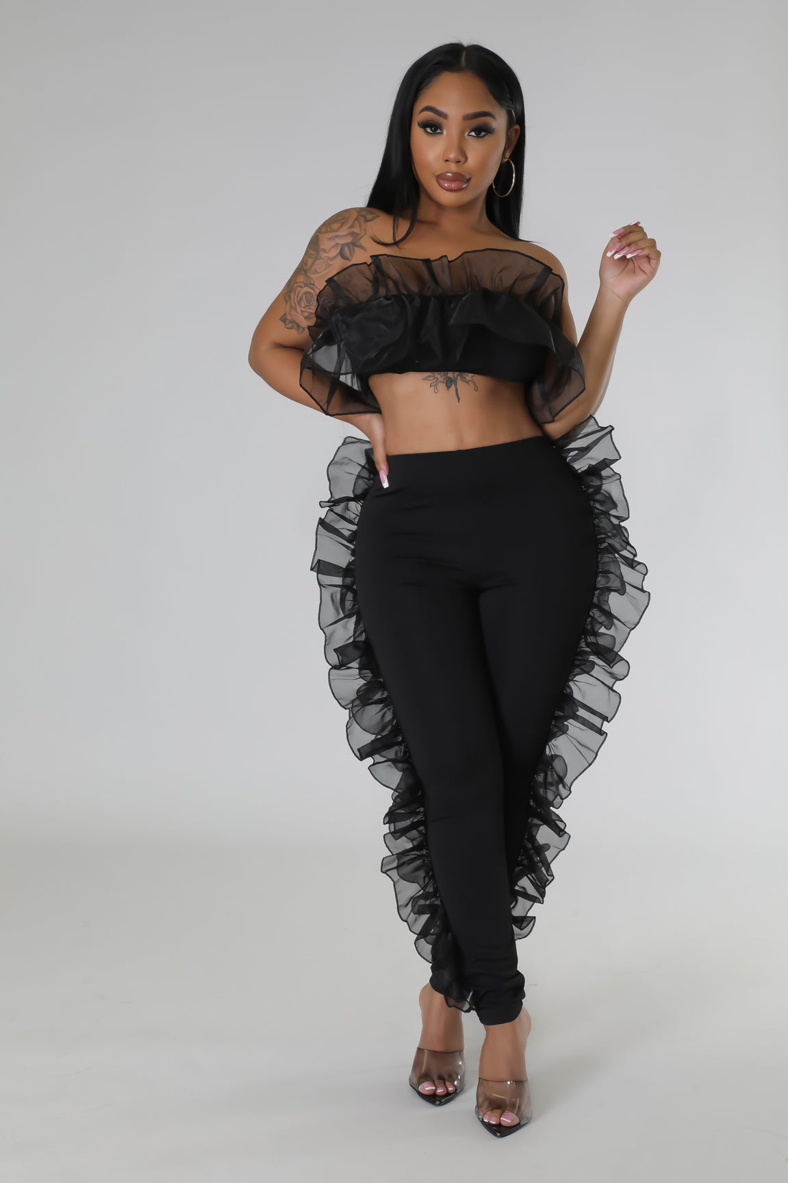 Ruffling Thoughts Pant Set