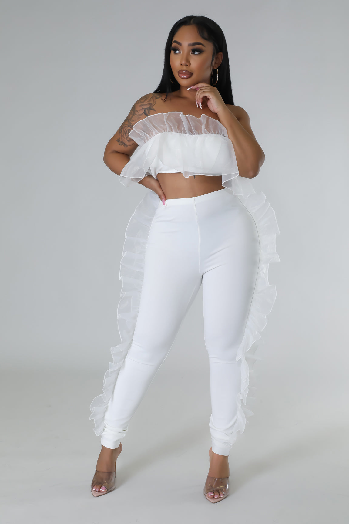 Ruffling Thoughts Pant Set