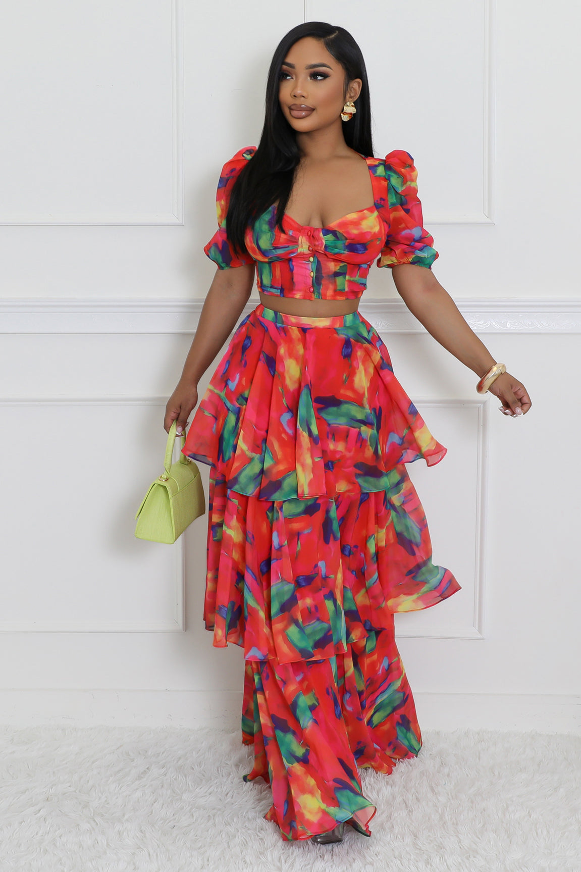 Fired Up Skirt Set