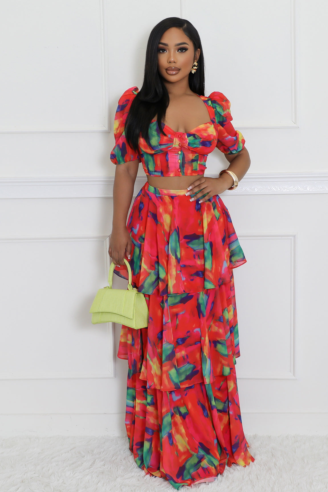 Fired Up Skirt Set