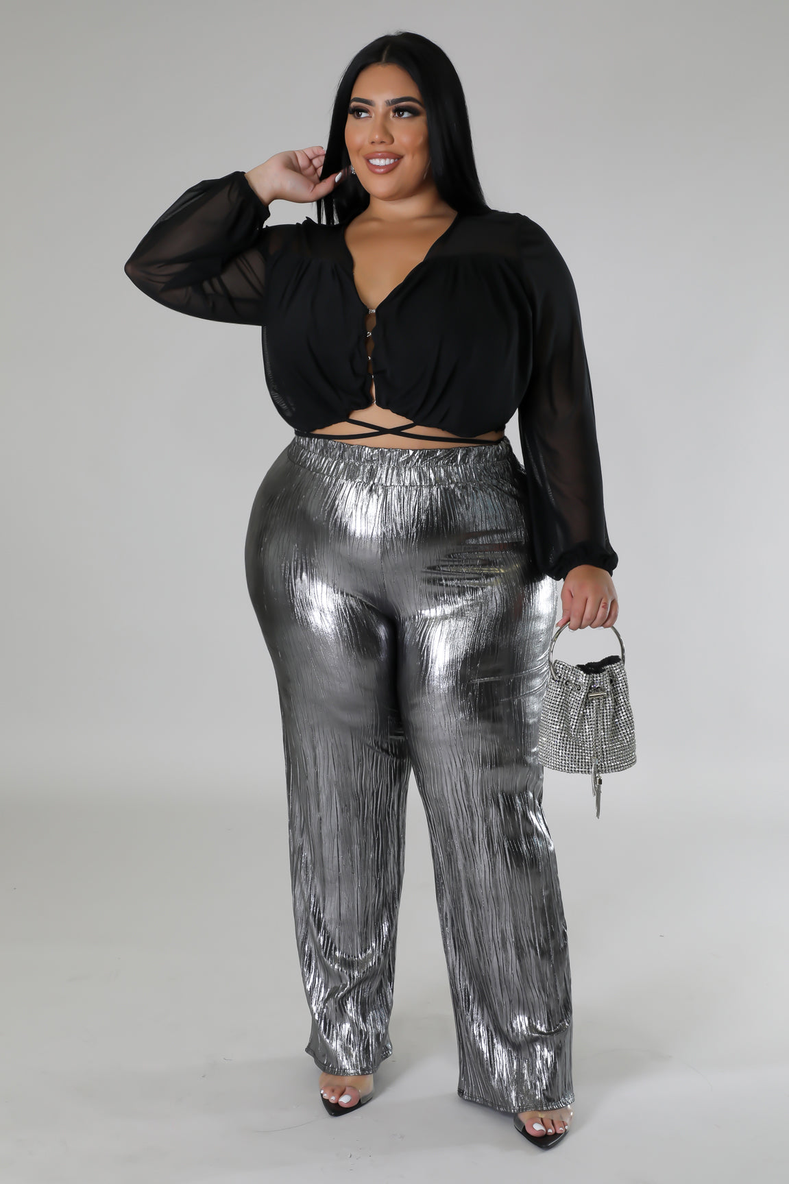 【DISCERNMENT】Silver Gray Balloon Pants POCKETED BALLOON PANTS - Stone | ZARA United States