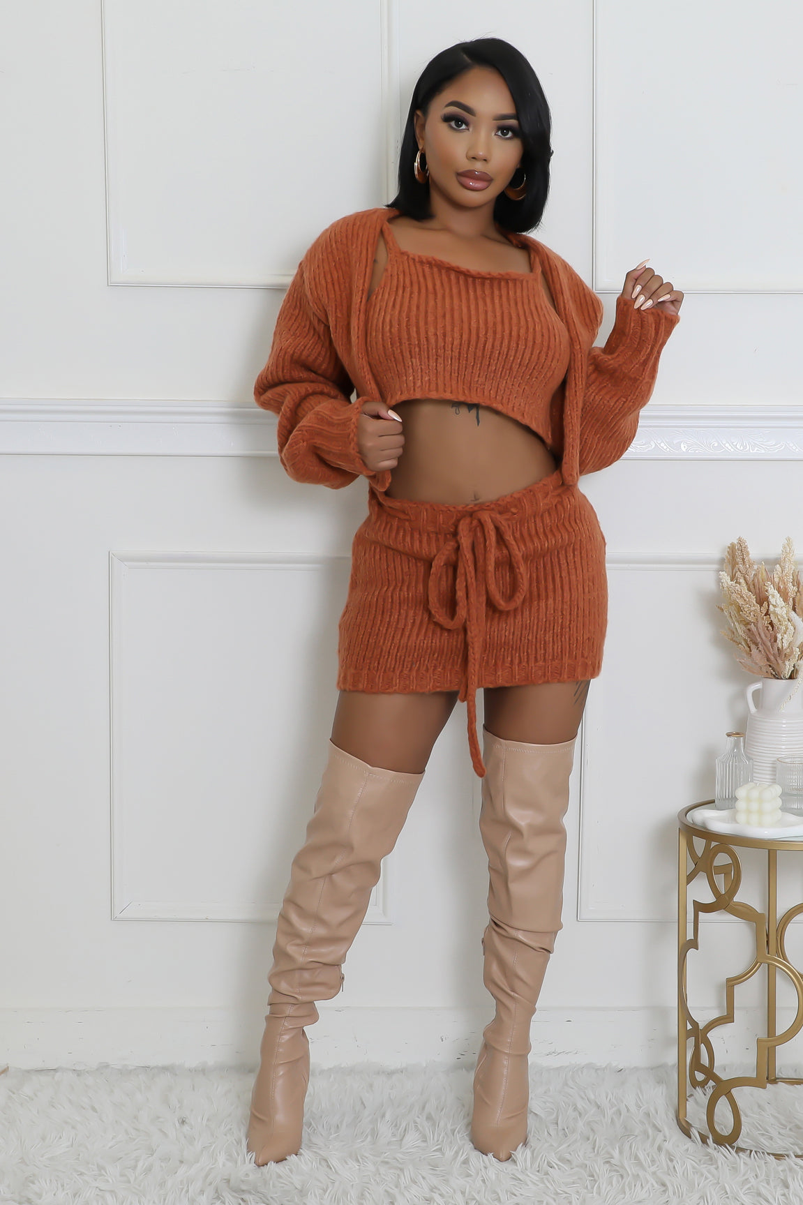 3pc Old Time Love Skirt Set