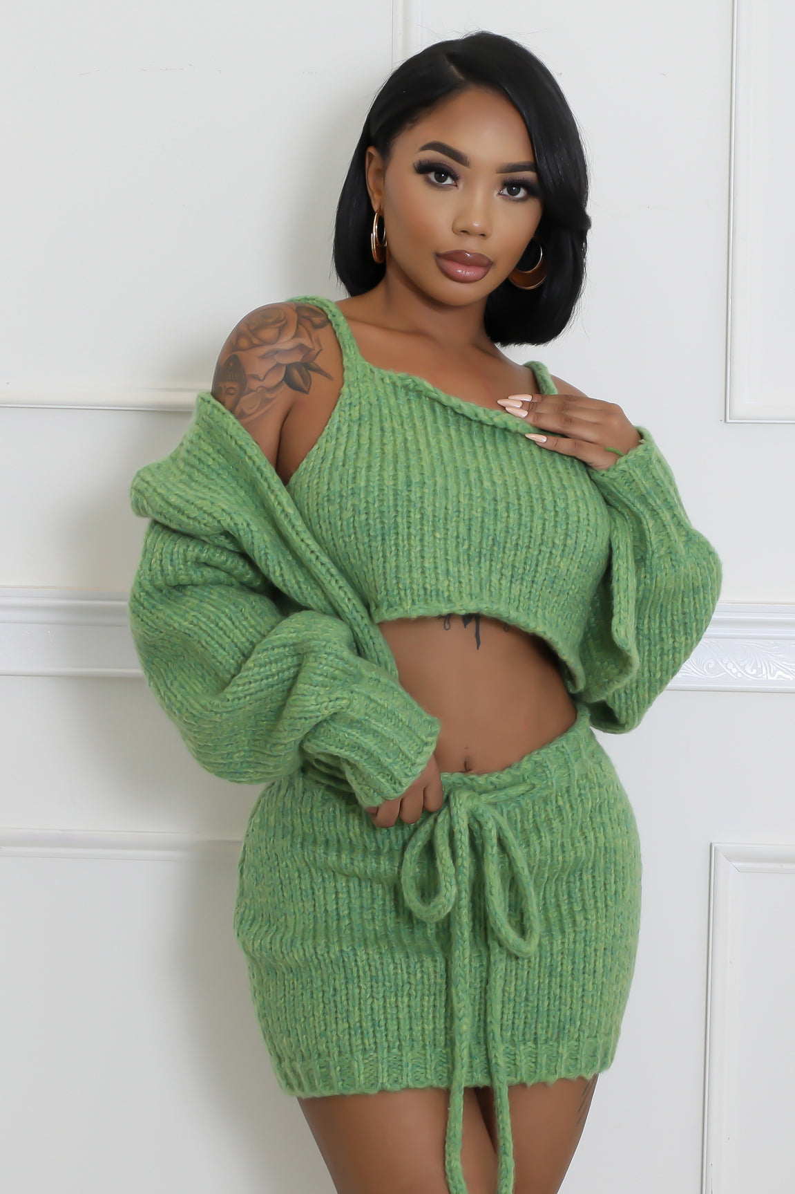 3pc Old Time Love Skirt Set