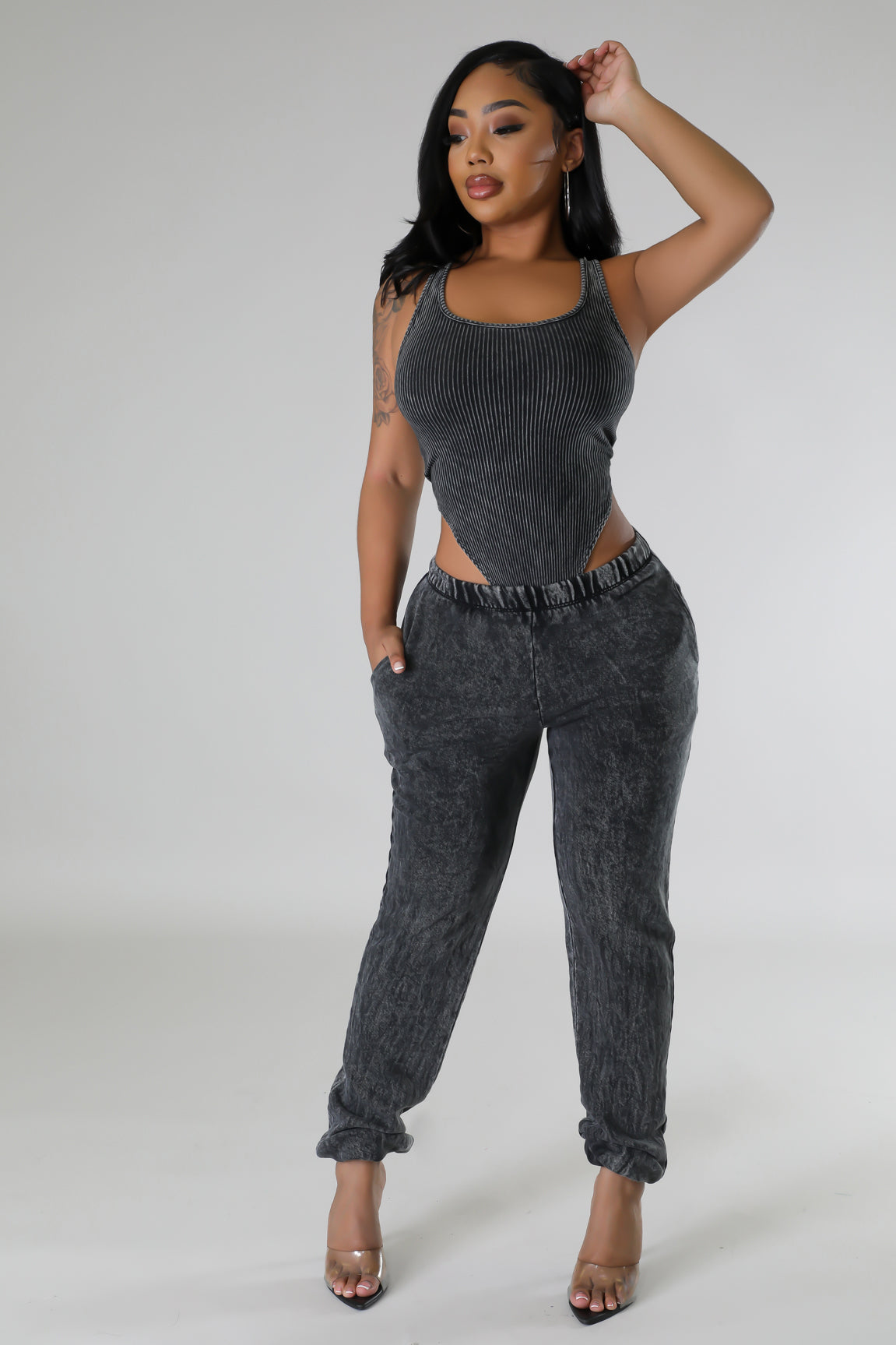 Different Than The Rest Bodysuit Pant Set