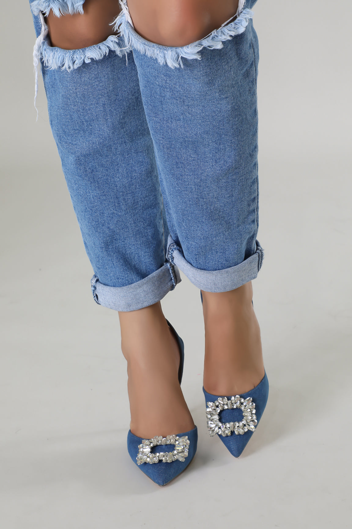 Such A Treat Denim Heels