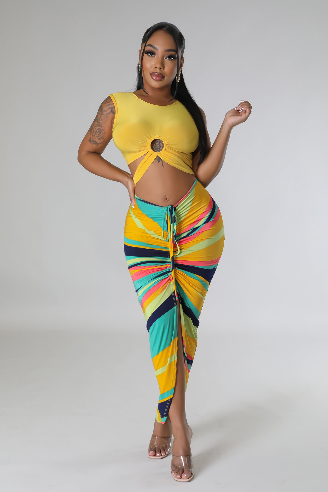 Days In Cannes Skirt Set