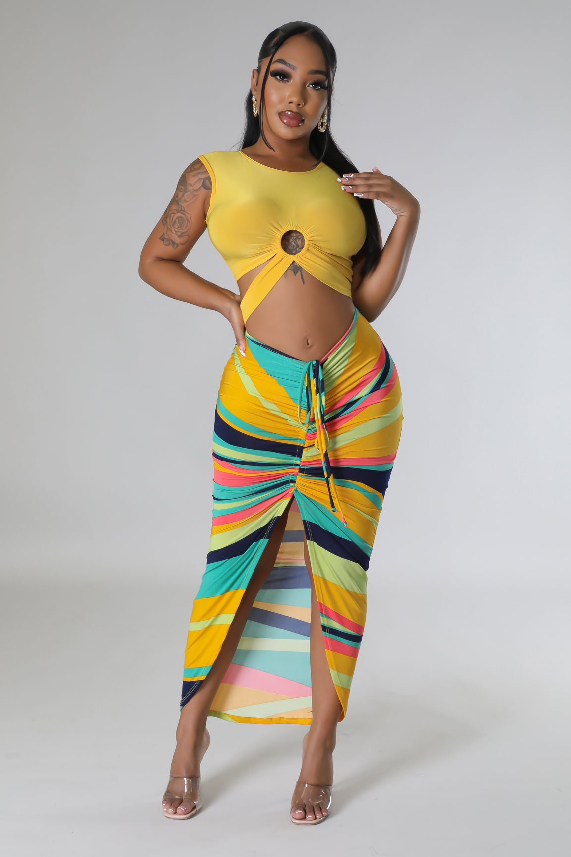 Days In Cannes Skirt Set