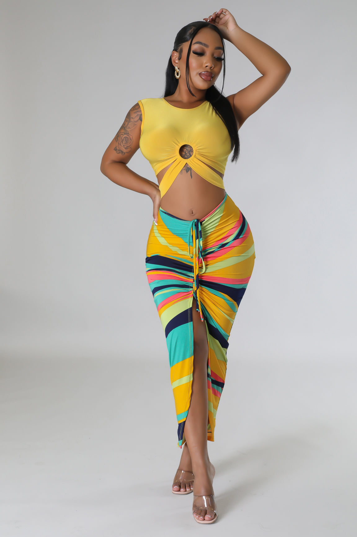 Days In Cannes Skirt Set