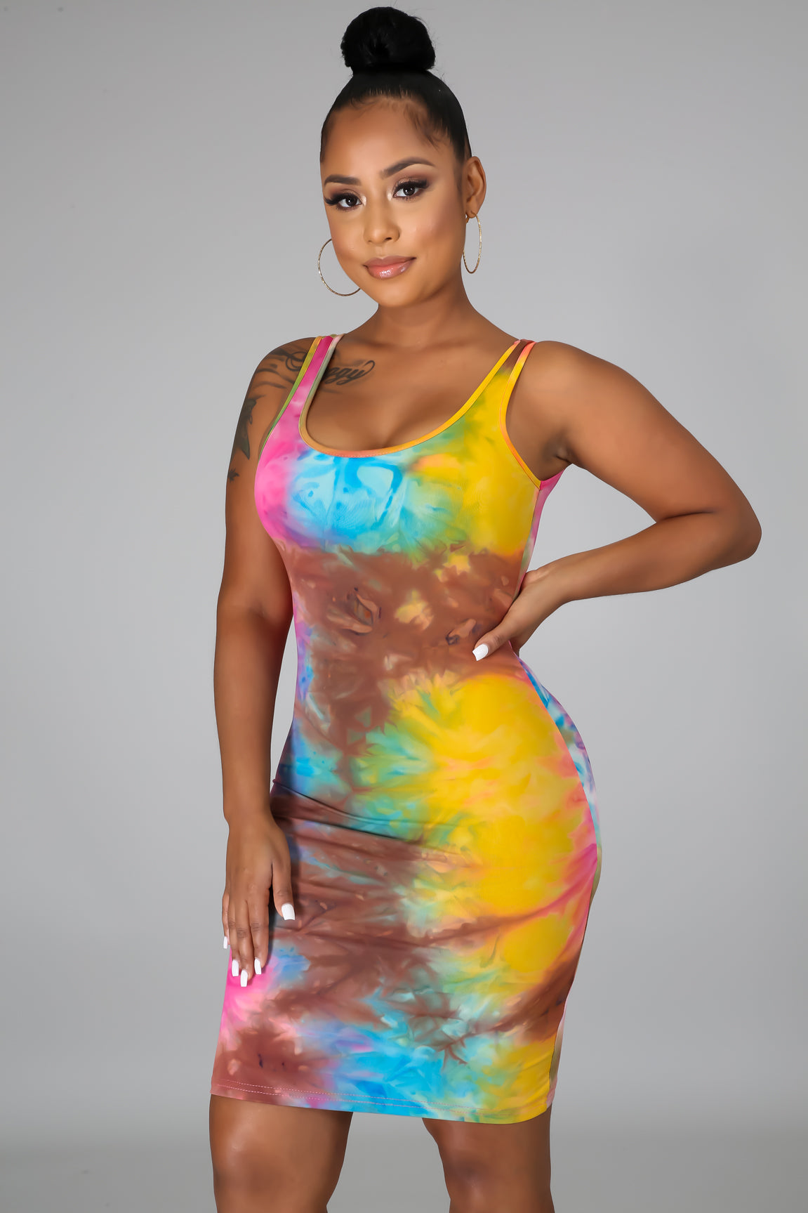 Sugar Frenzy Tie Dye Dress