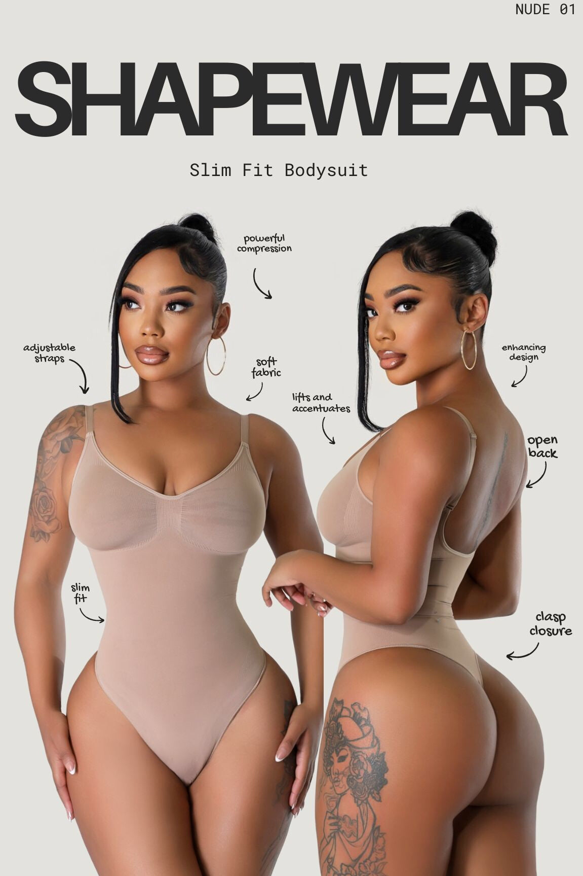 Snatched Babe Shapewear Bodysuit