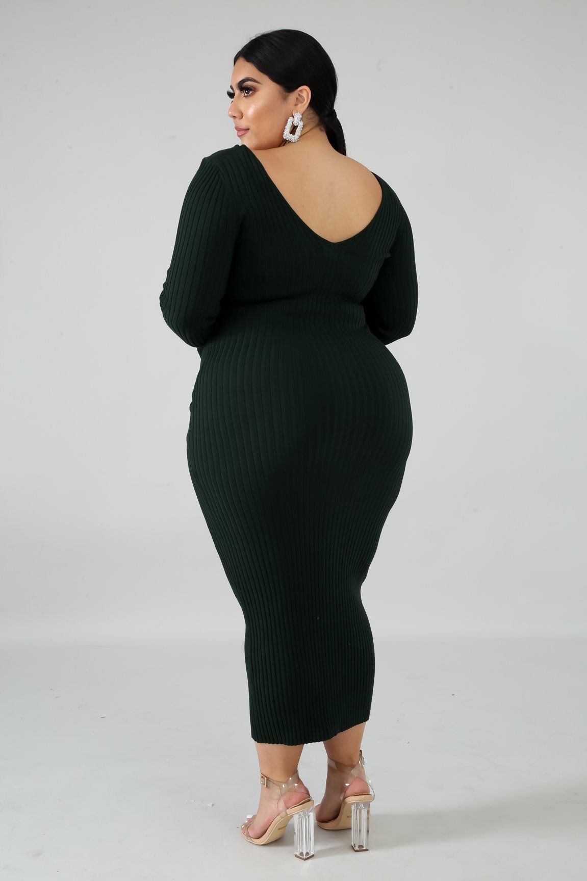 Ribbed Midi Dress | GitiOnline