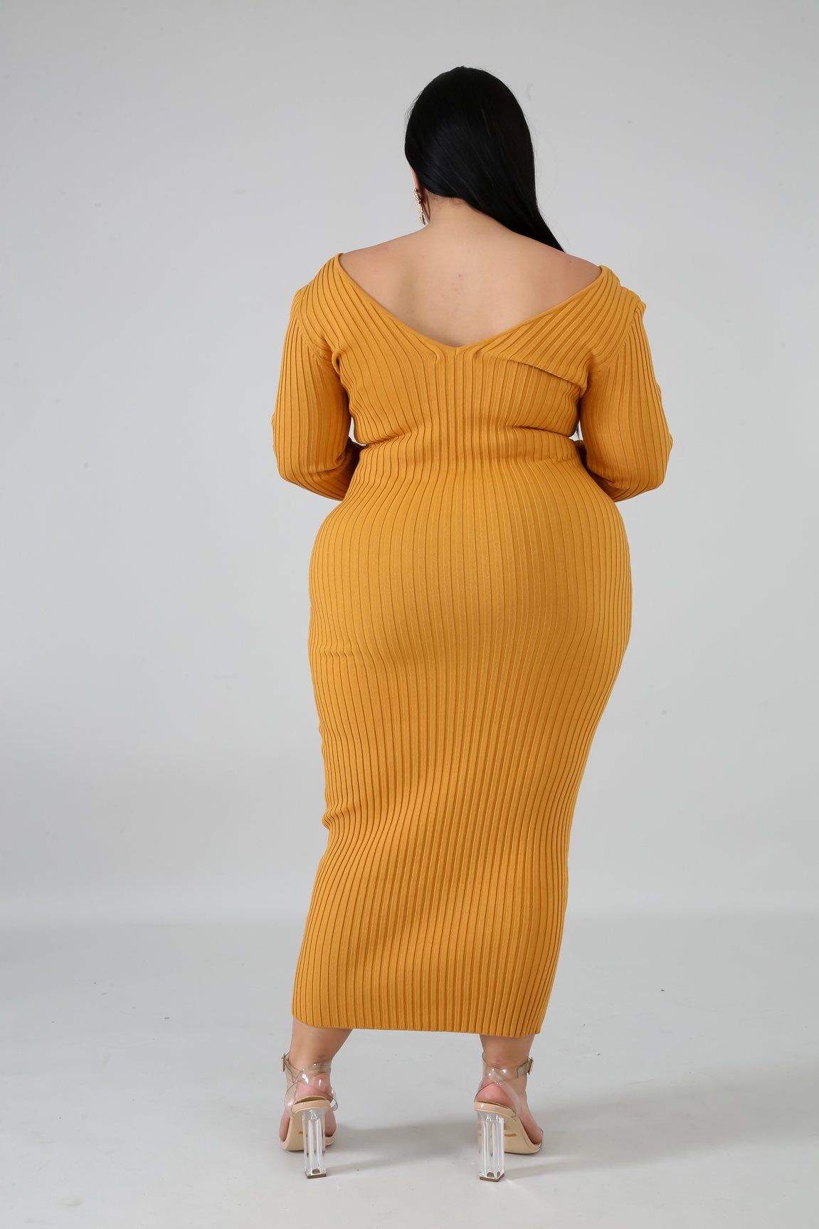 Ribbed Midi Dress | GitiOnline