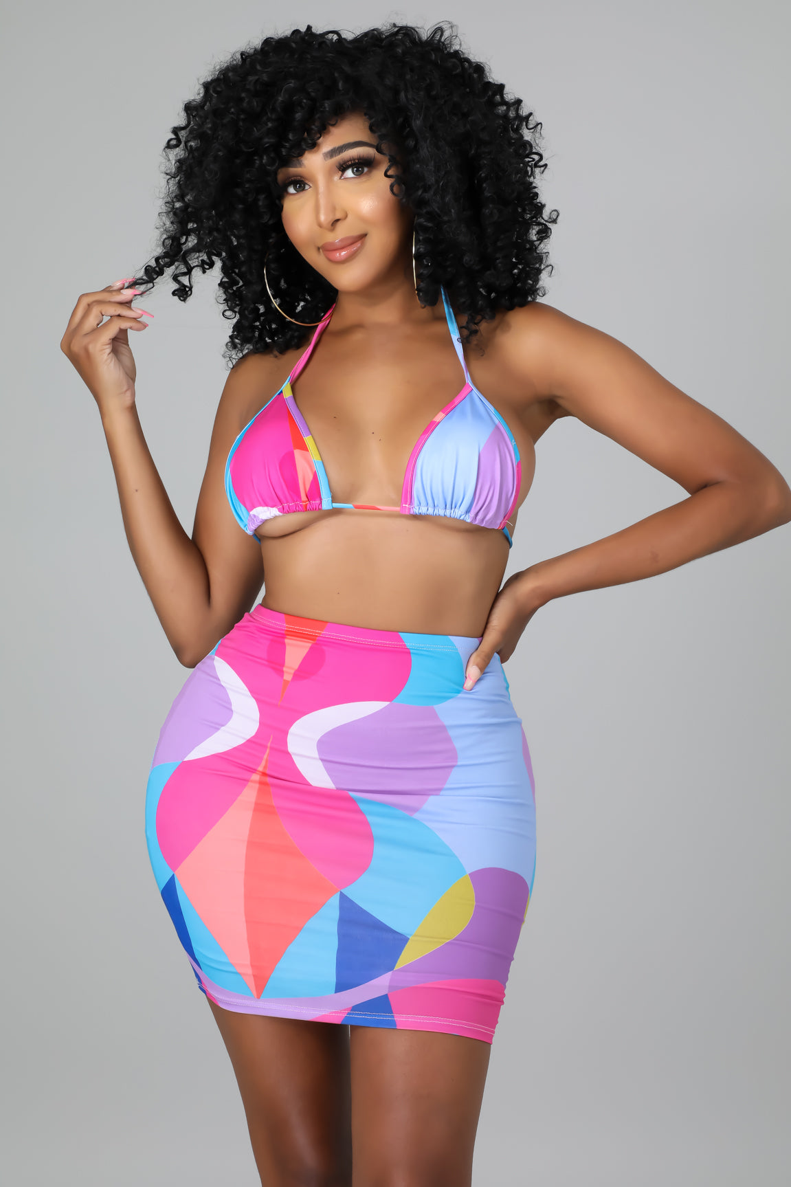 3pc Bondi Beach Skirt Set