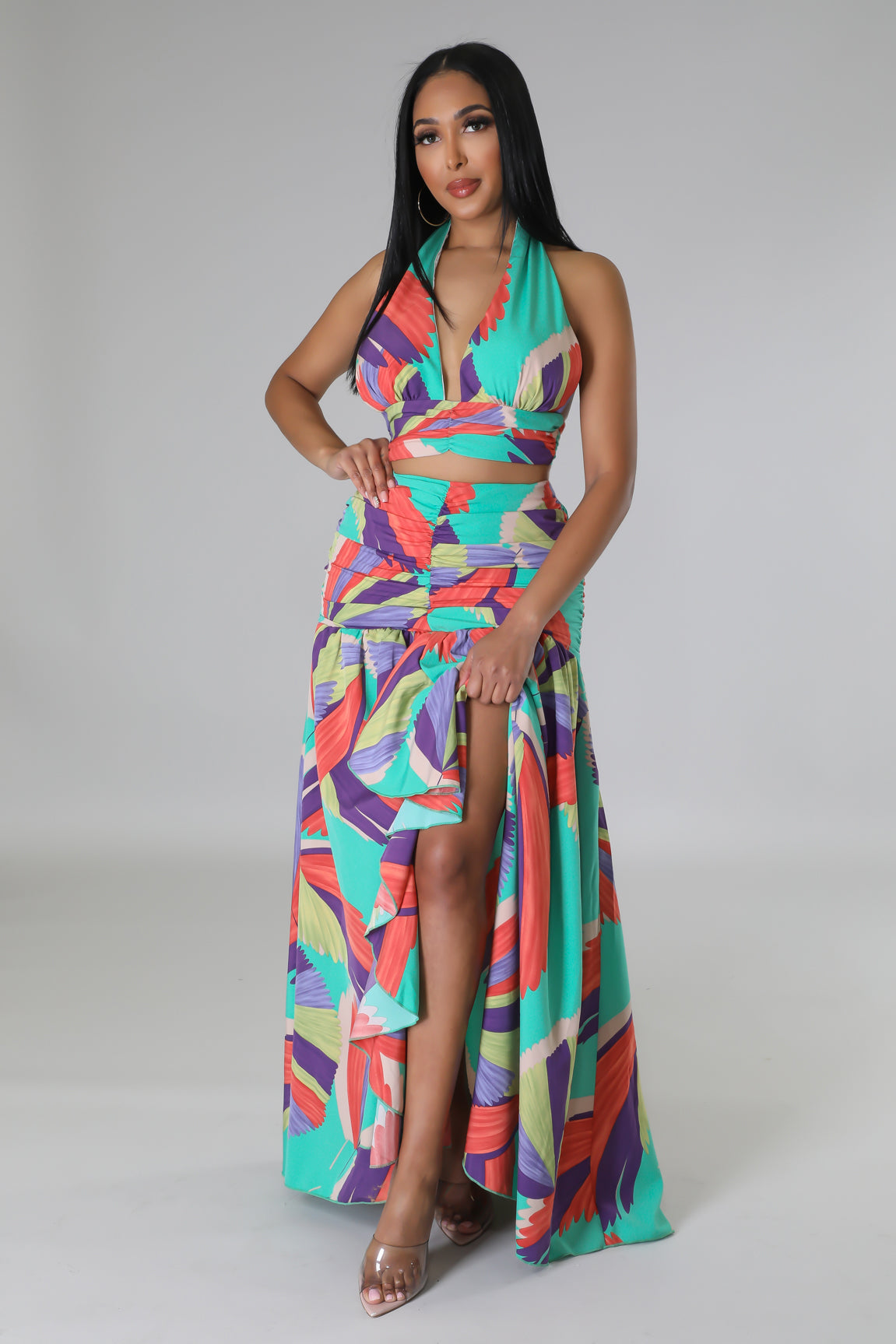 Spring Vibez Skirt Set