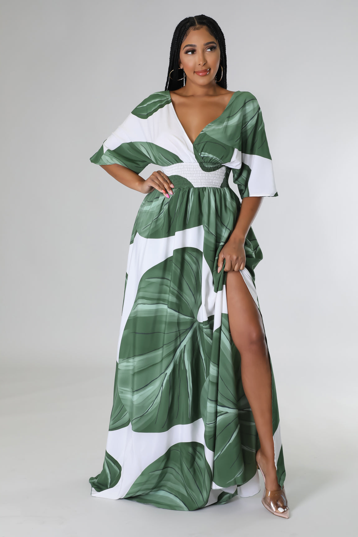 Palm Shade Dress