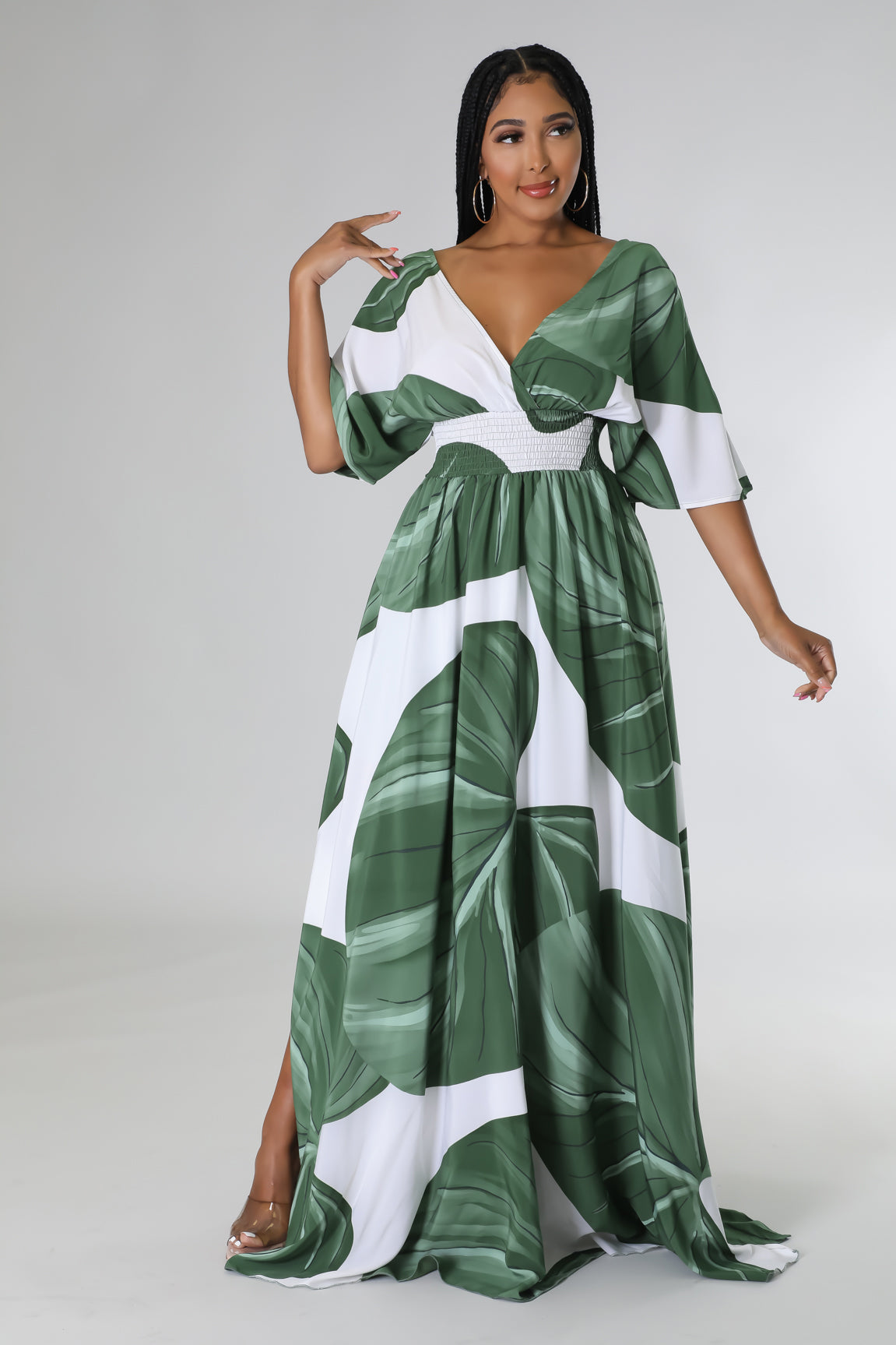 Palm Shade Dress