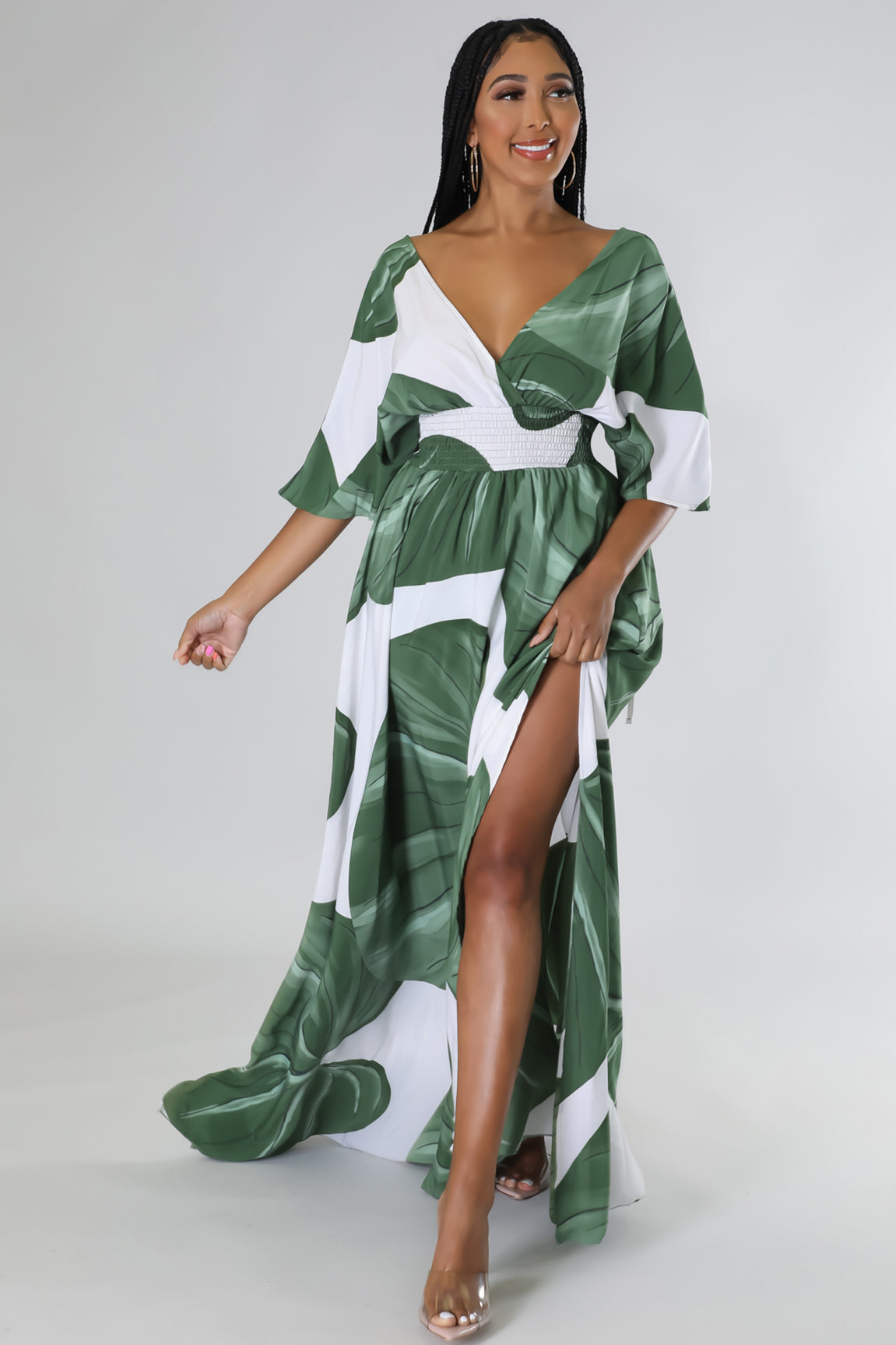 Palm Shade Dress