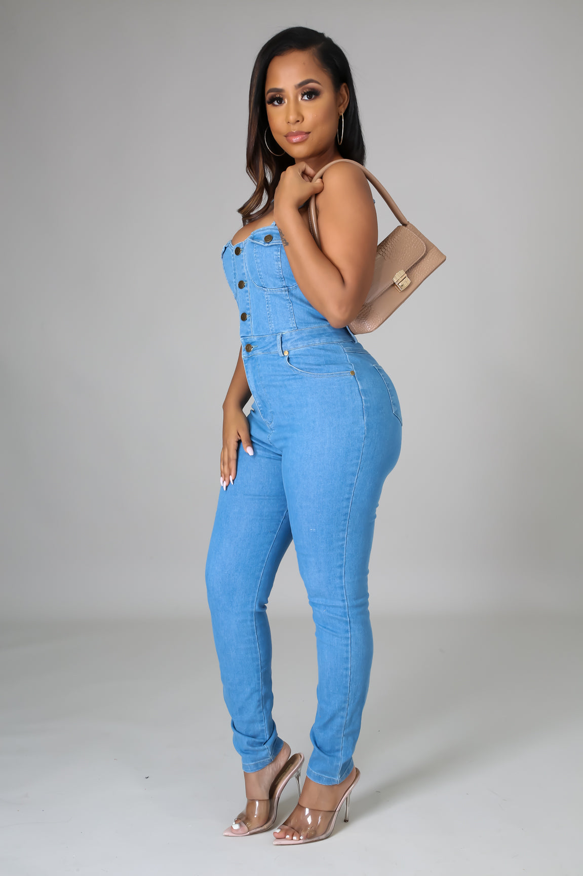 Drip So Hard Denim Jumpsuit