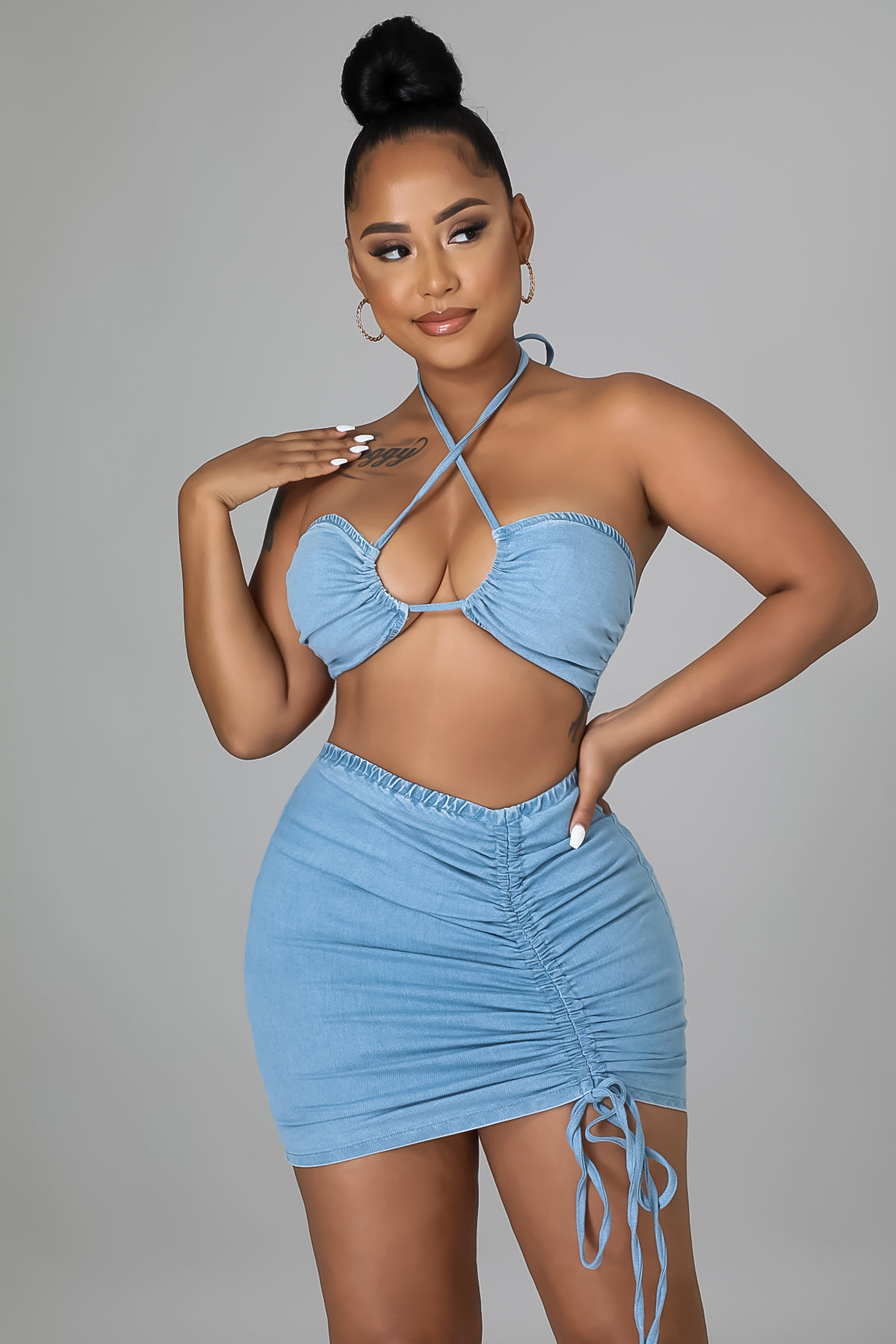 Baddie Taste Skirt Set