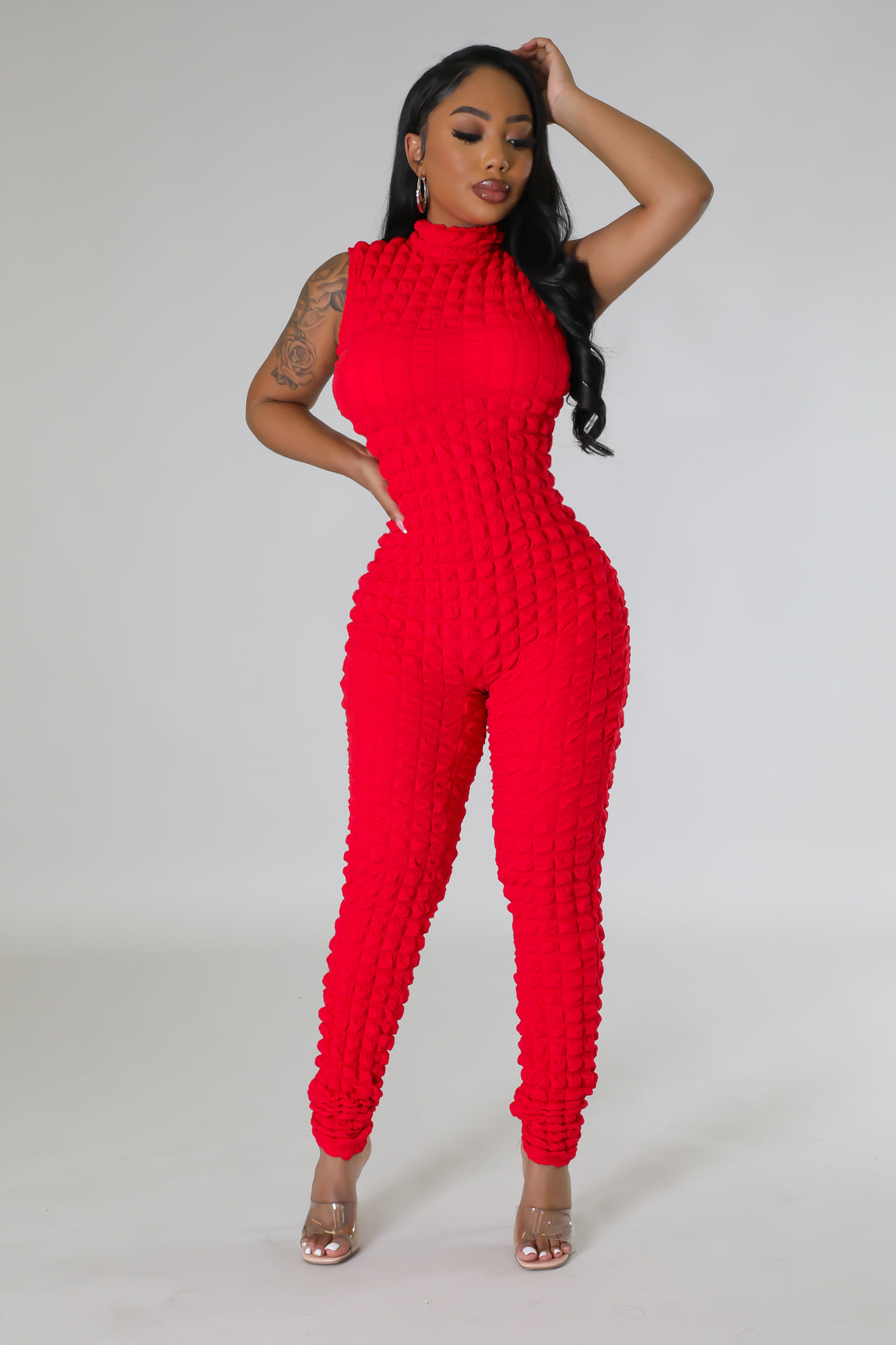 Staying Bubbly Jumpsuit