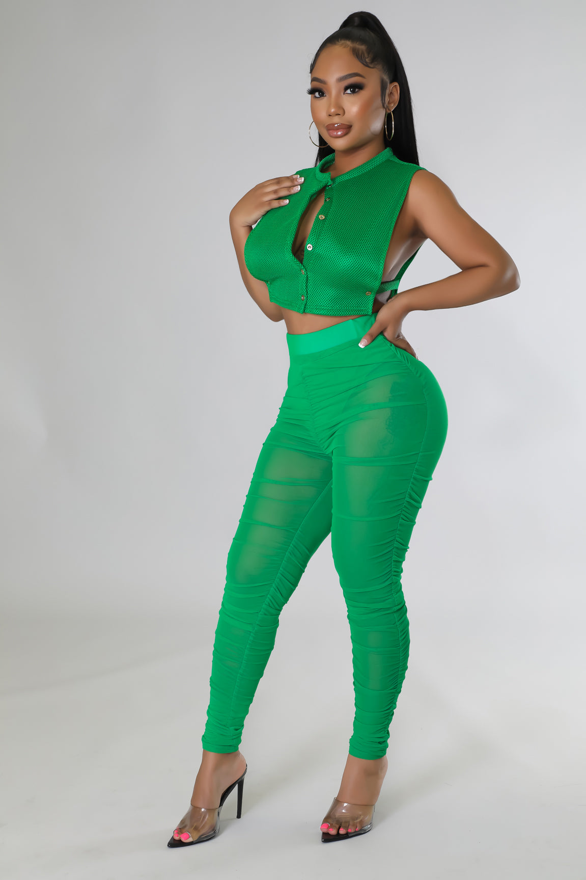 Distracting Him Legging Set