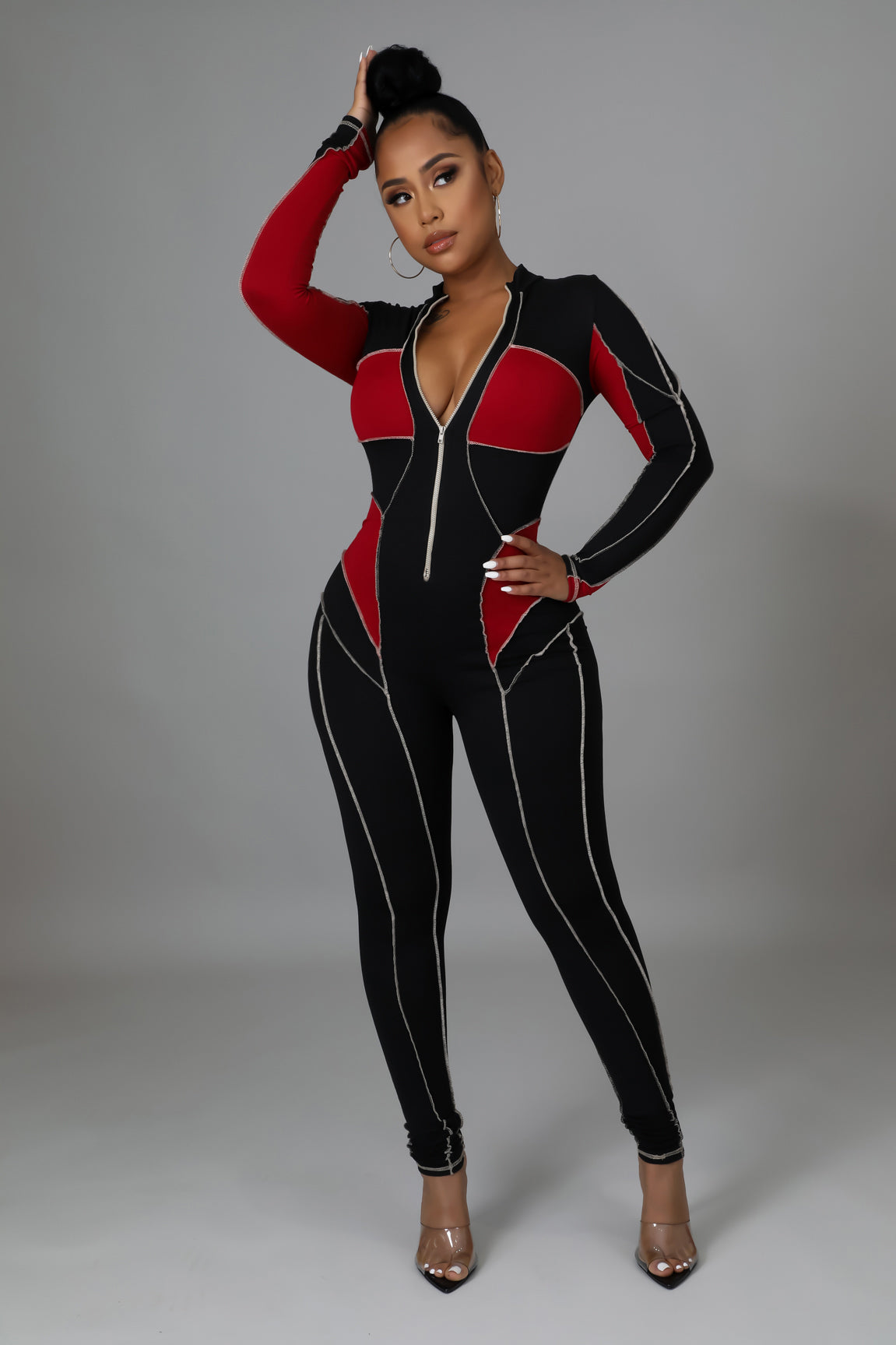 Stitched Together Jumpsuit