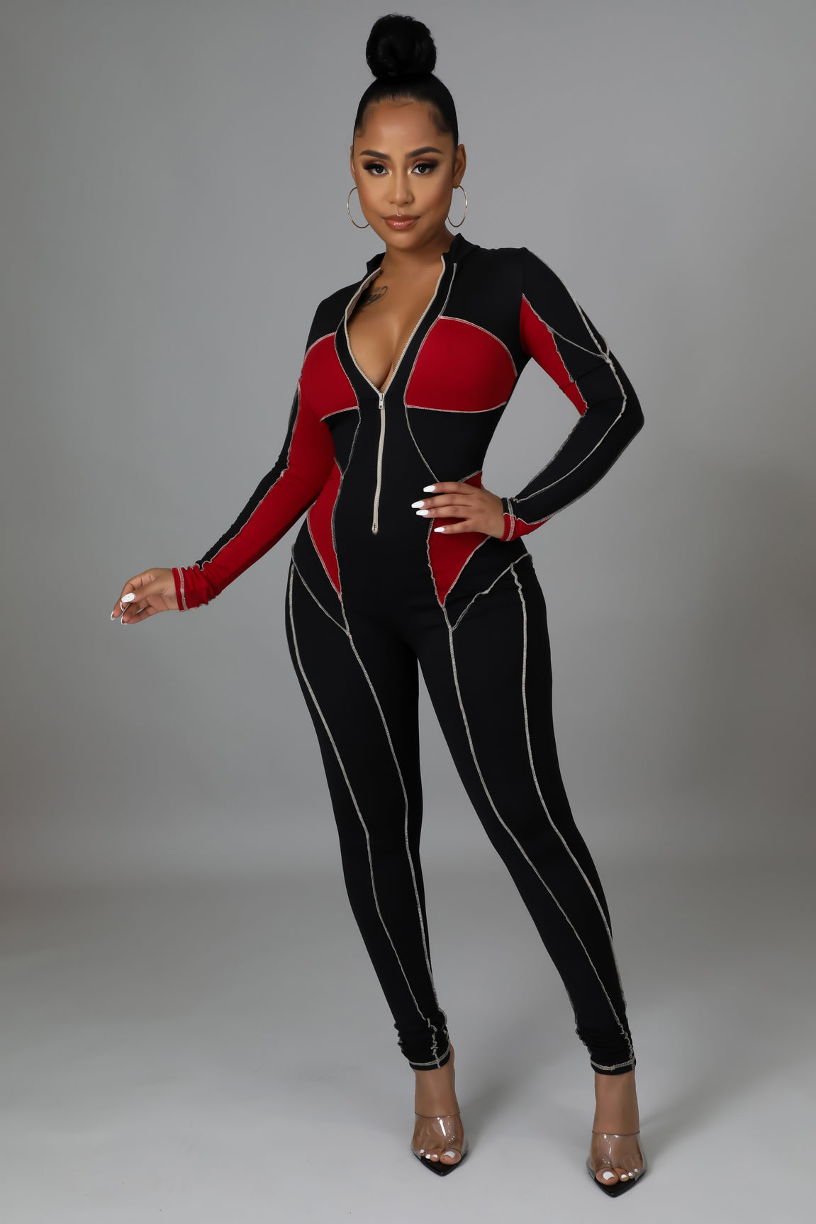 Stitched Together Jumpsuit
