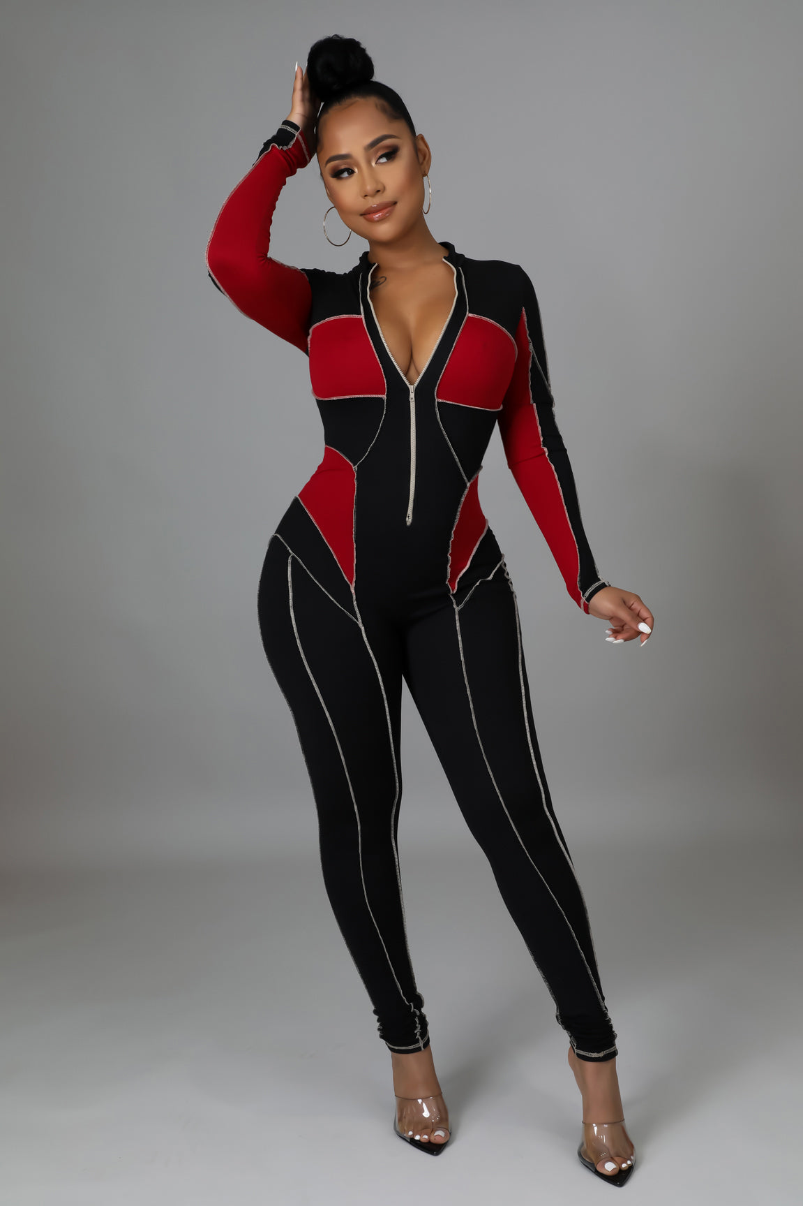 Stitched Together Jumpsuit