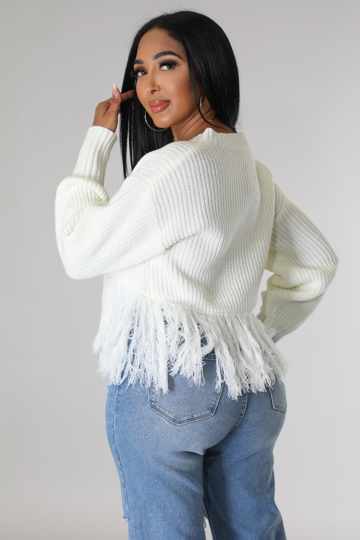 Fringe For Fall Sweater