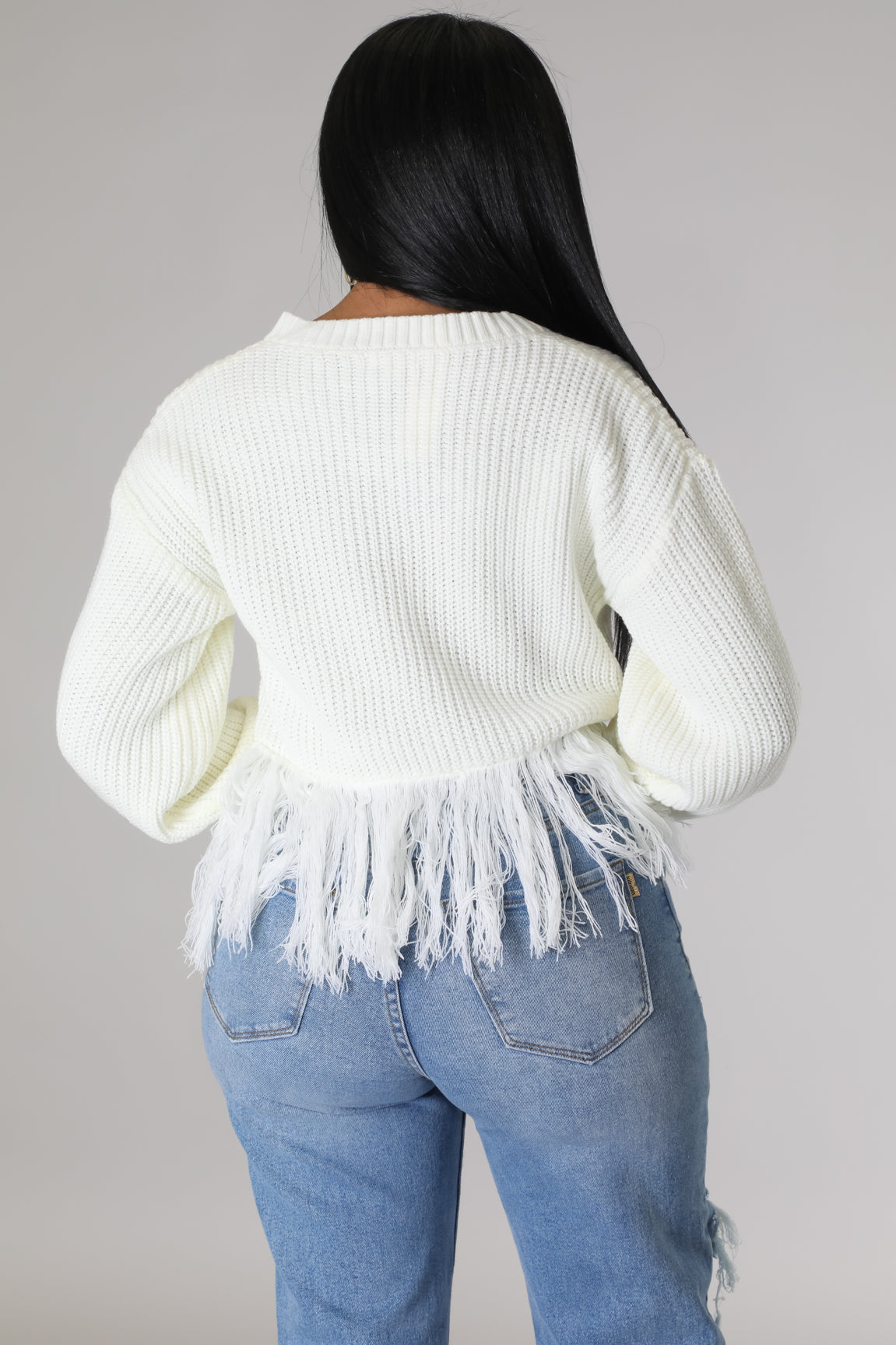 Fringe For Fall Sweater