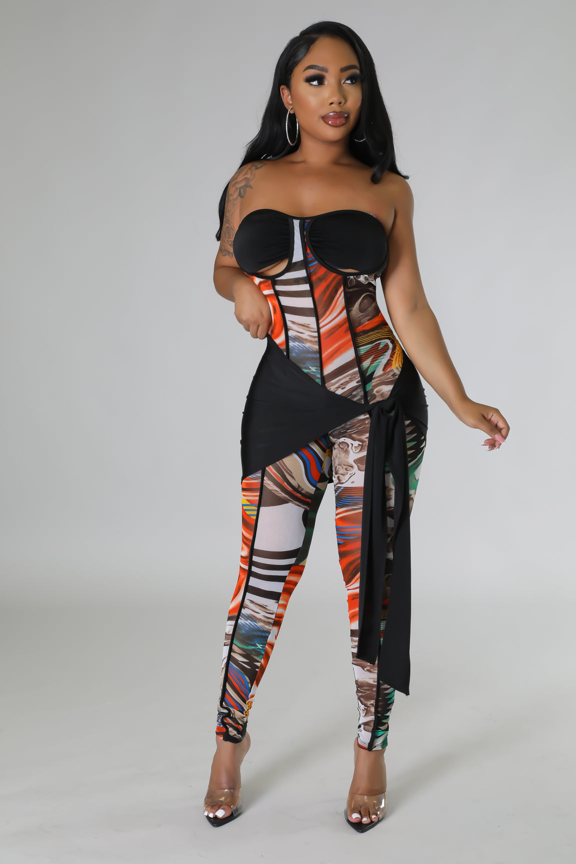 2pc Nesha Jumpsuit Set