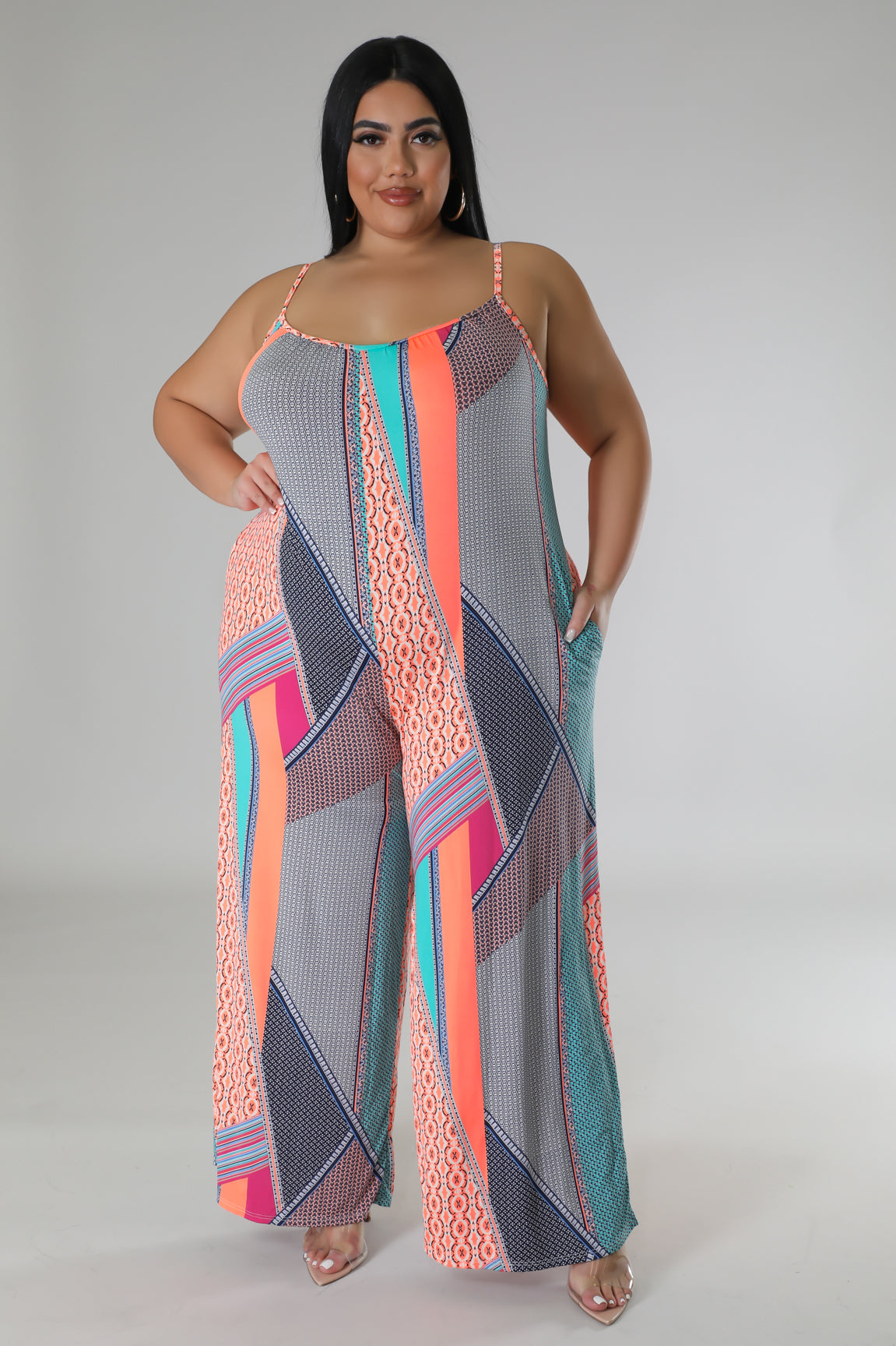 Fine Print Jumpsuit