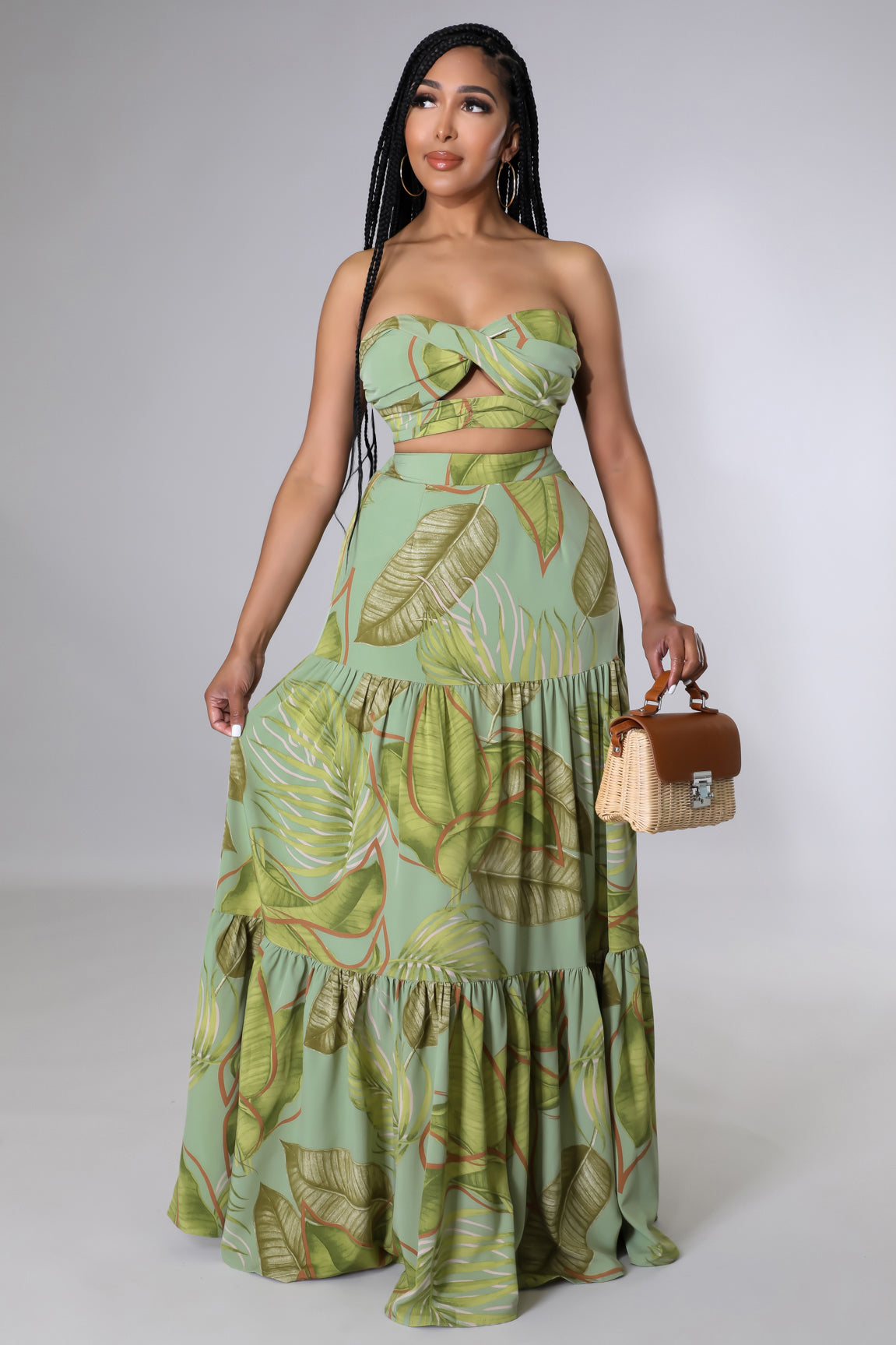 Spring Baby Skirt Set