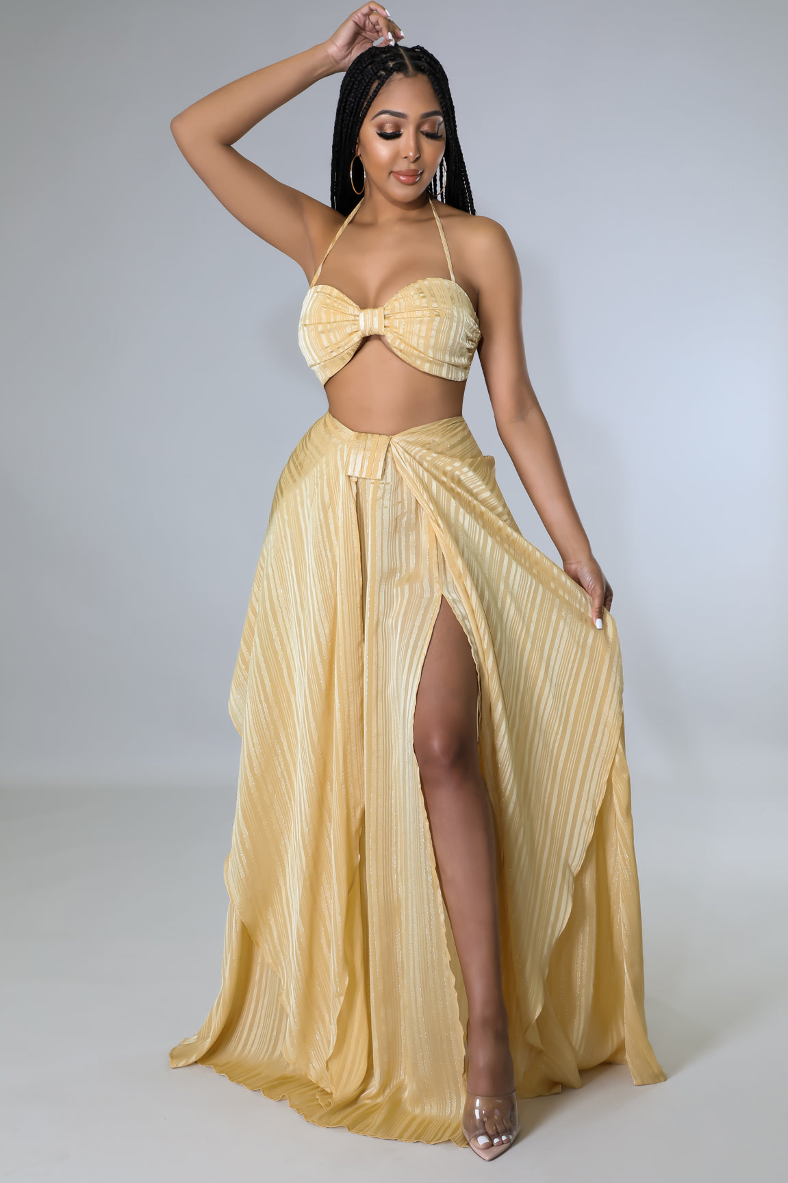 Golden Babe Skirt Set