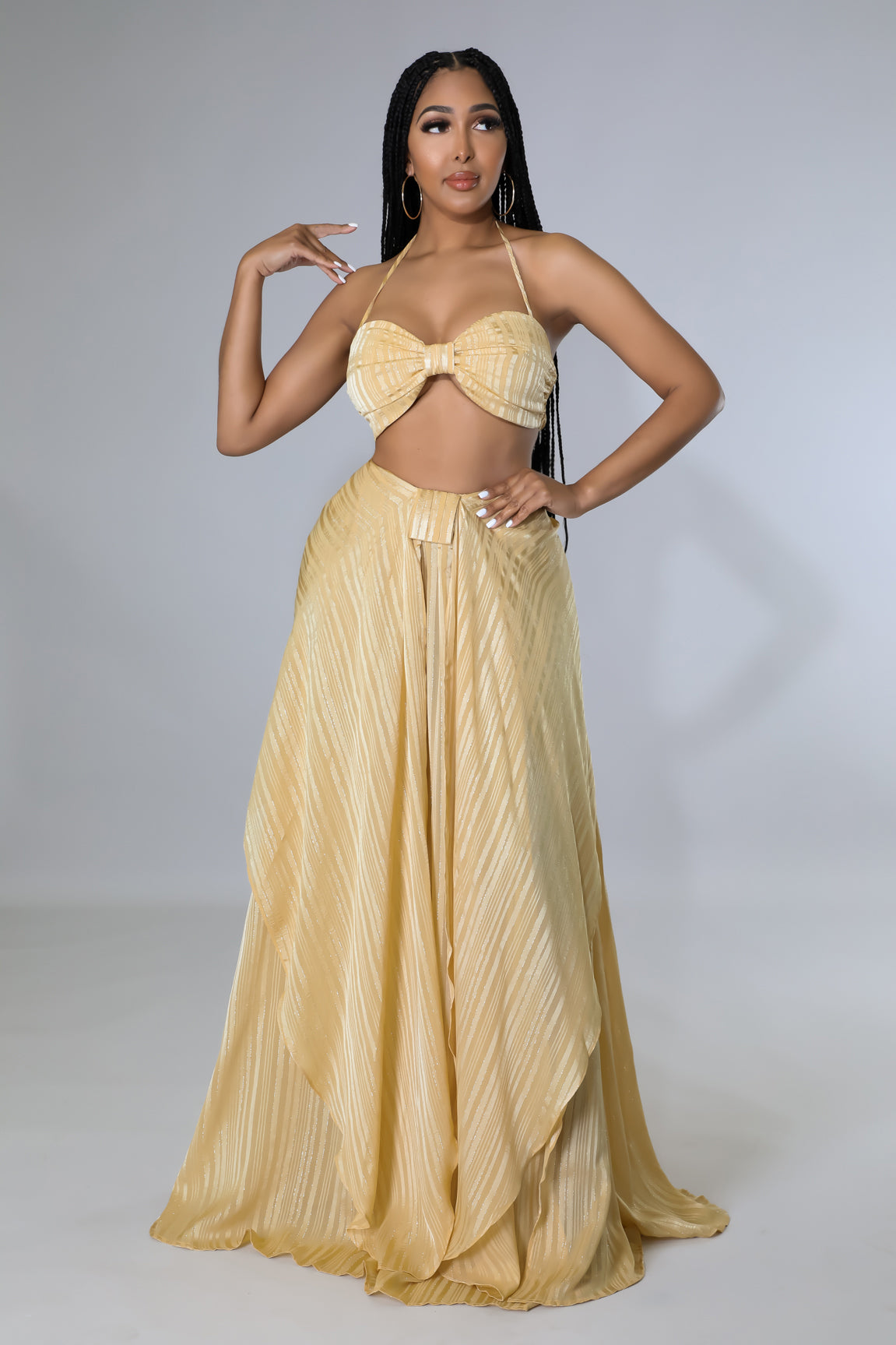 Golden Babe Skirt Set