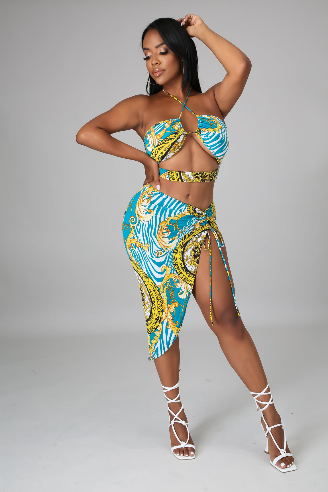 Island Mojitos Skirt Set