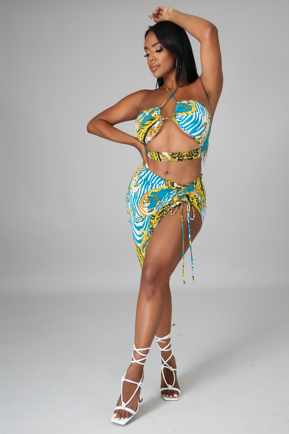 Island Mojitos Skirt Set