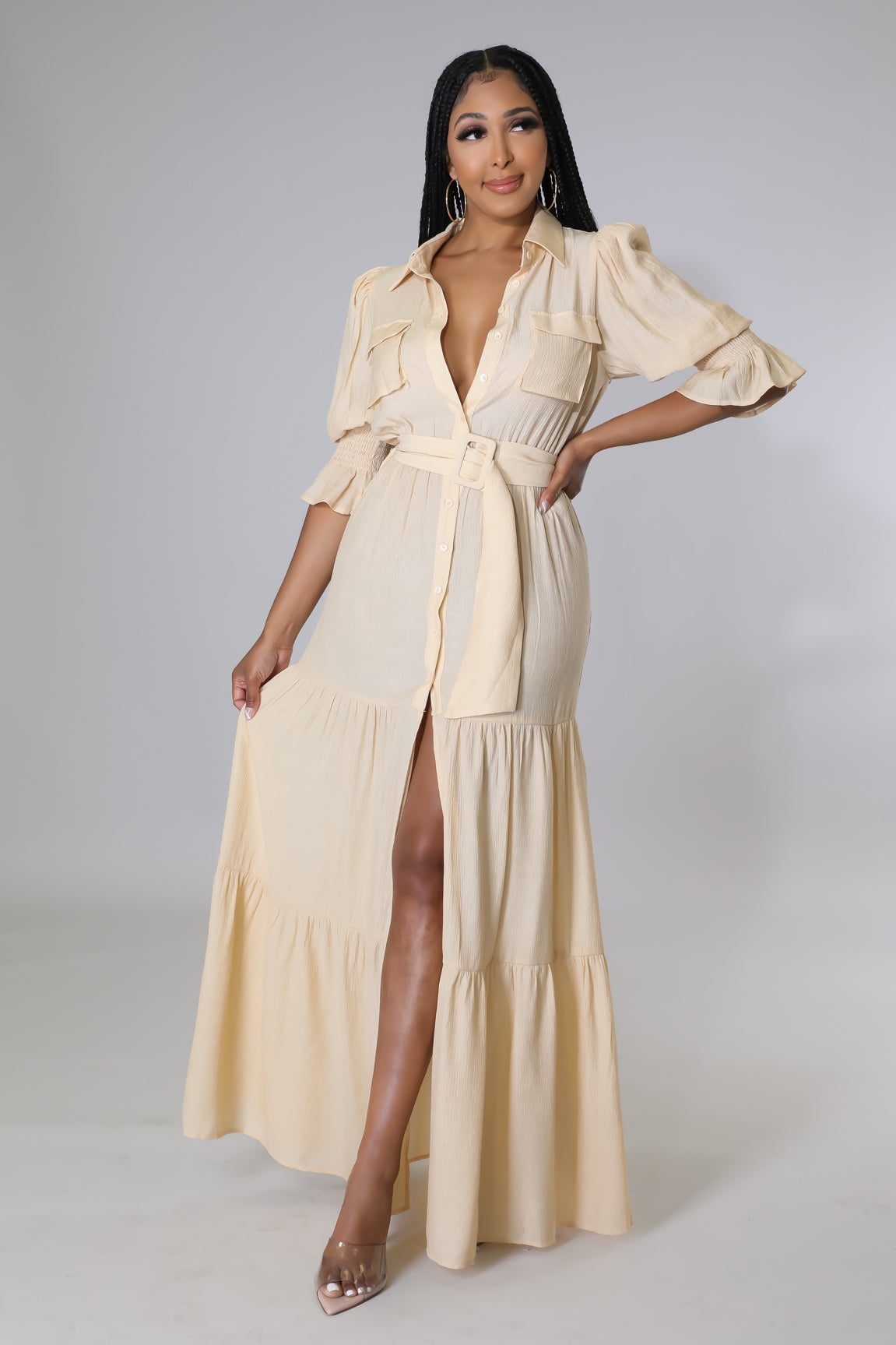 Linen Girly Dress